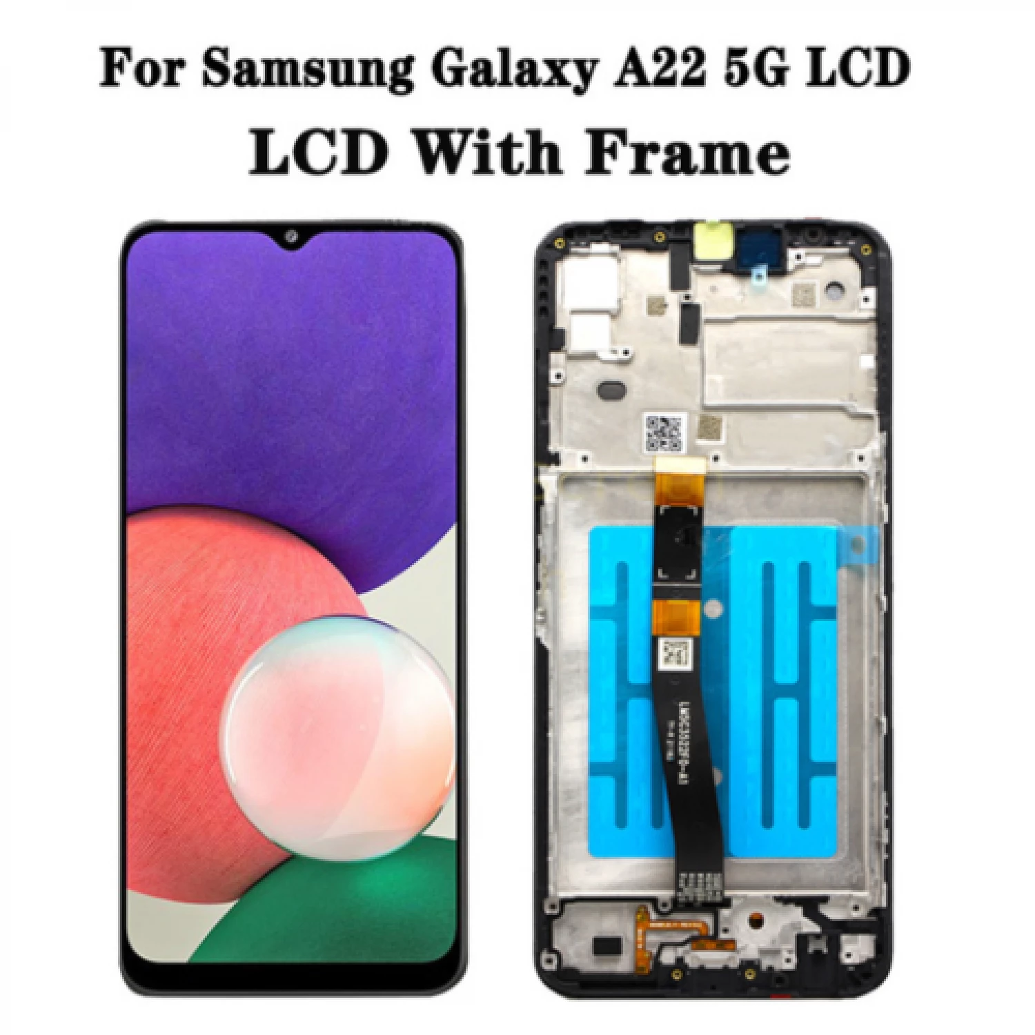 LCD assembly with FRAME for Samsung Galaxy A22 5G 2021 A226 A226F