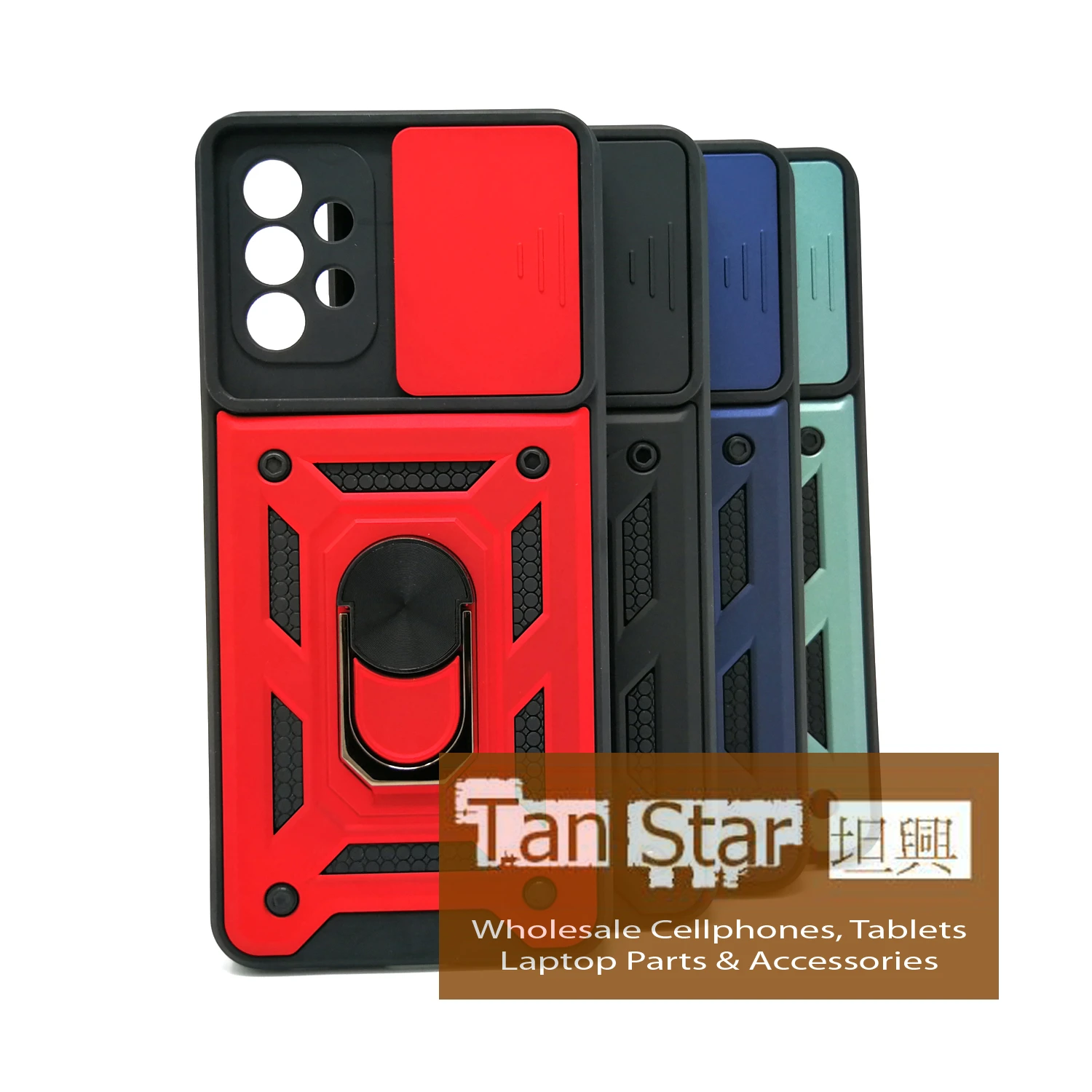 Samsung Galaxy A72 - Undercover Magnet Enabled Case with Ring Kickstand