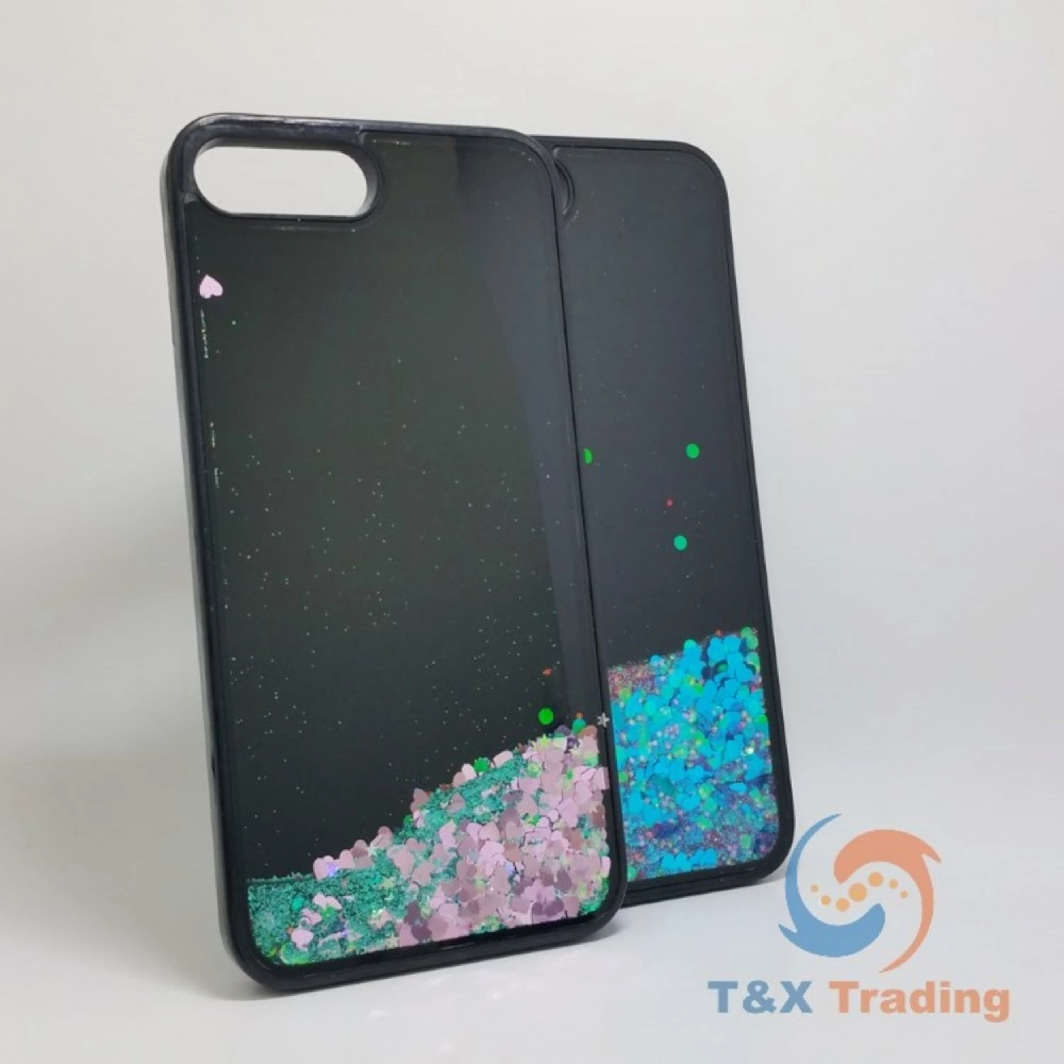 Apple iPhone 7 Plus / 8 Plus - Black Water Liquid Case