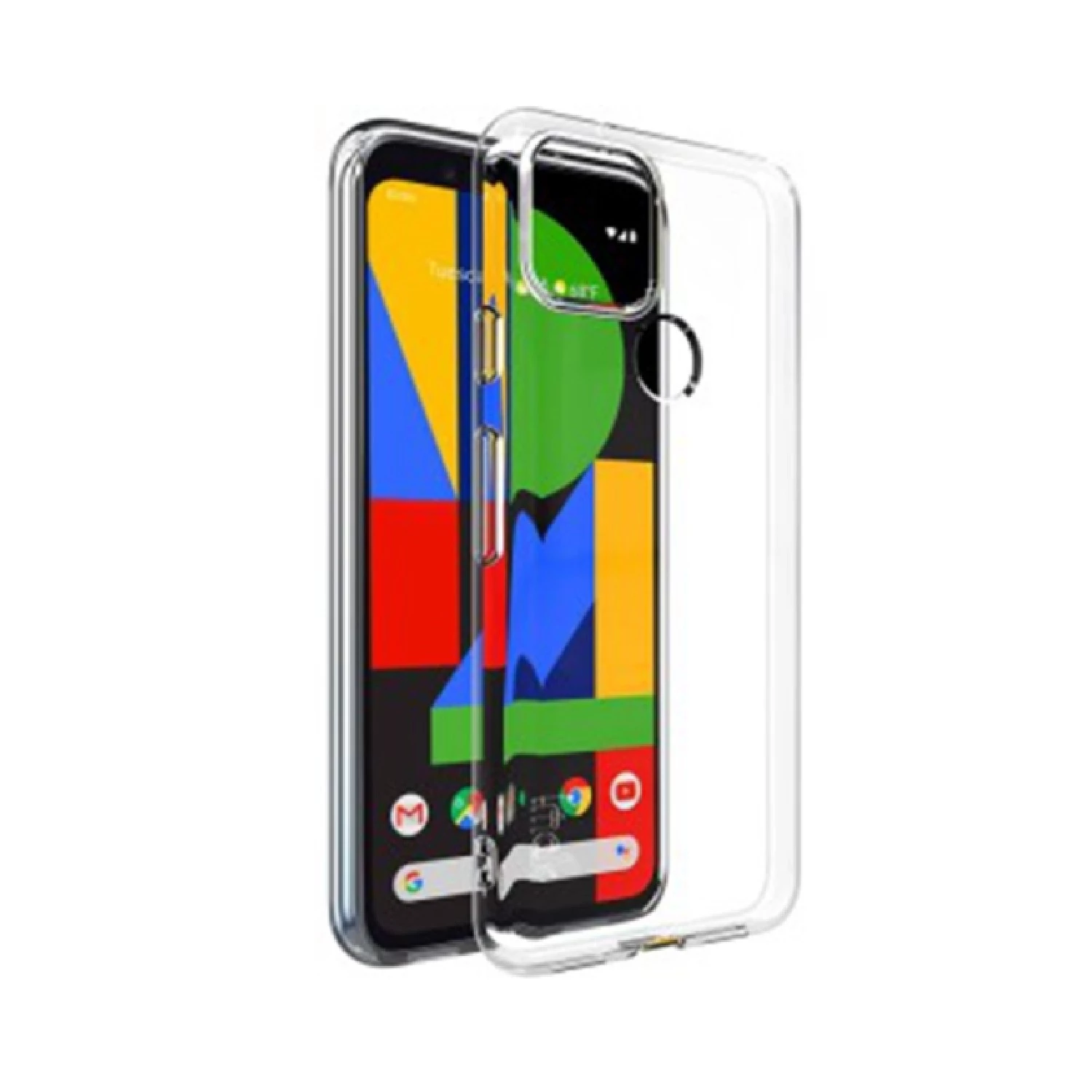 Google Pixel 5a - Silicone Clear Phone Case