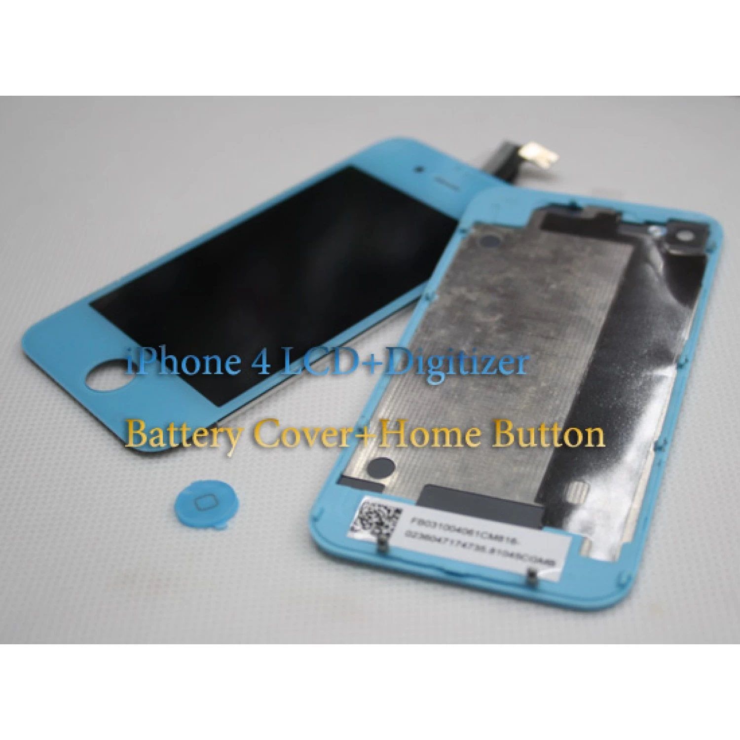 LCD digitizer assembly for iphone 4S home button back cover full set