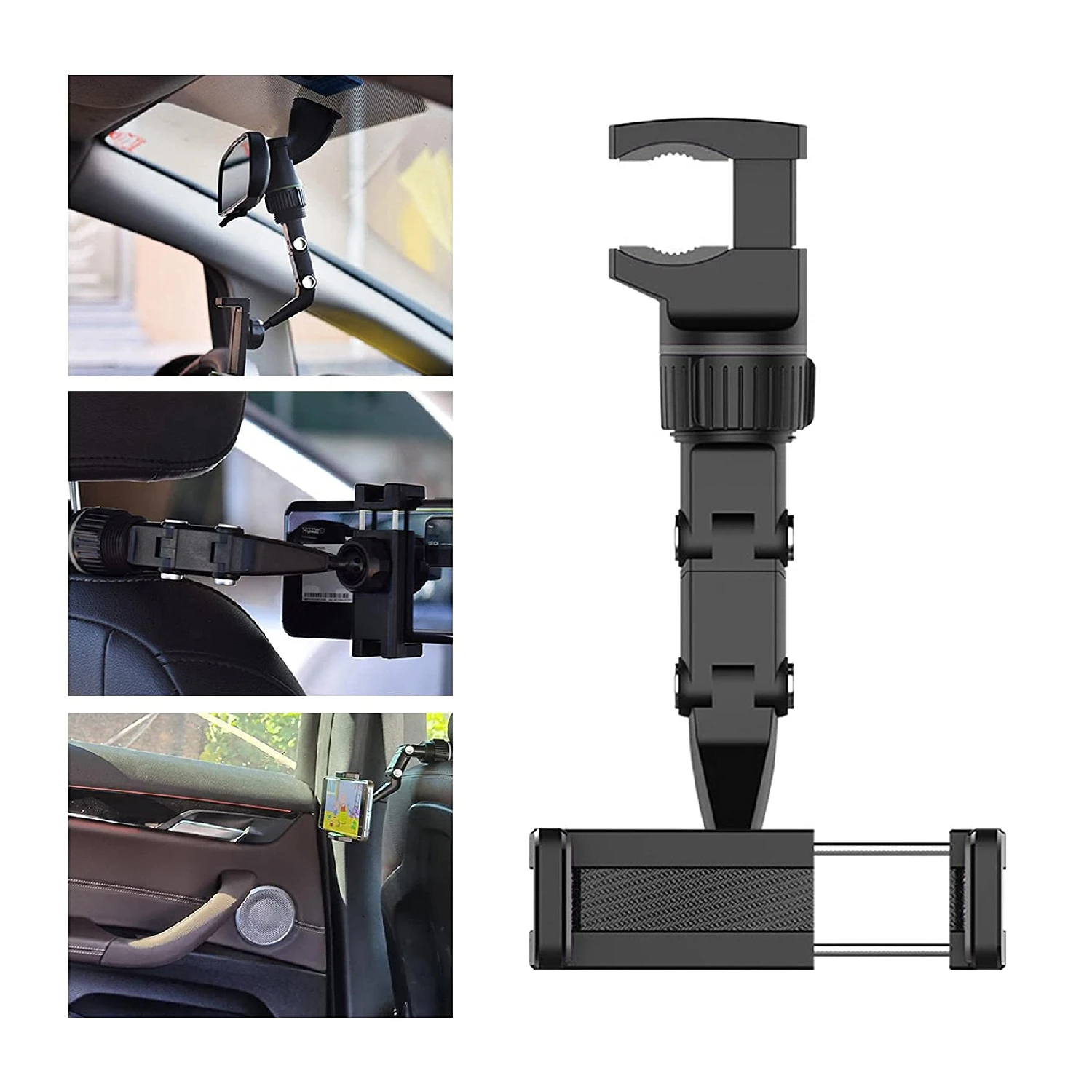 Multi-Scene Car Mount Holder for Mirror, Table, Stairs, Doors