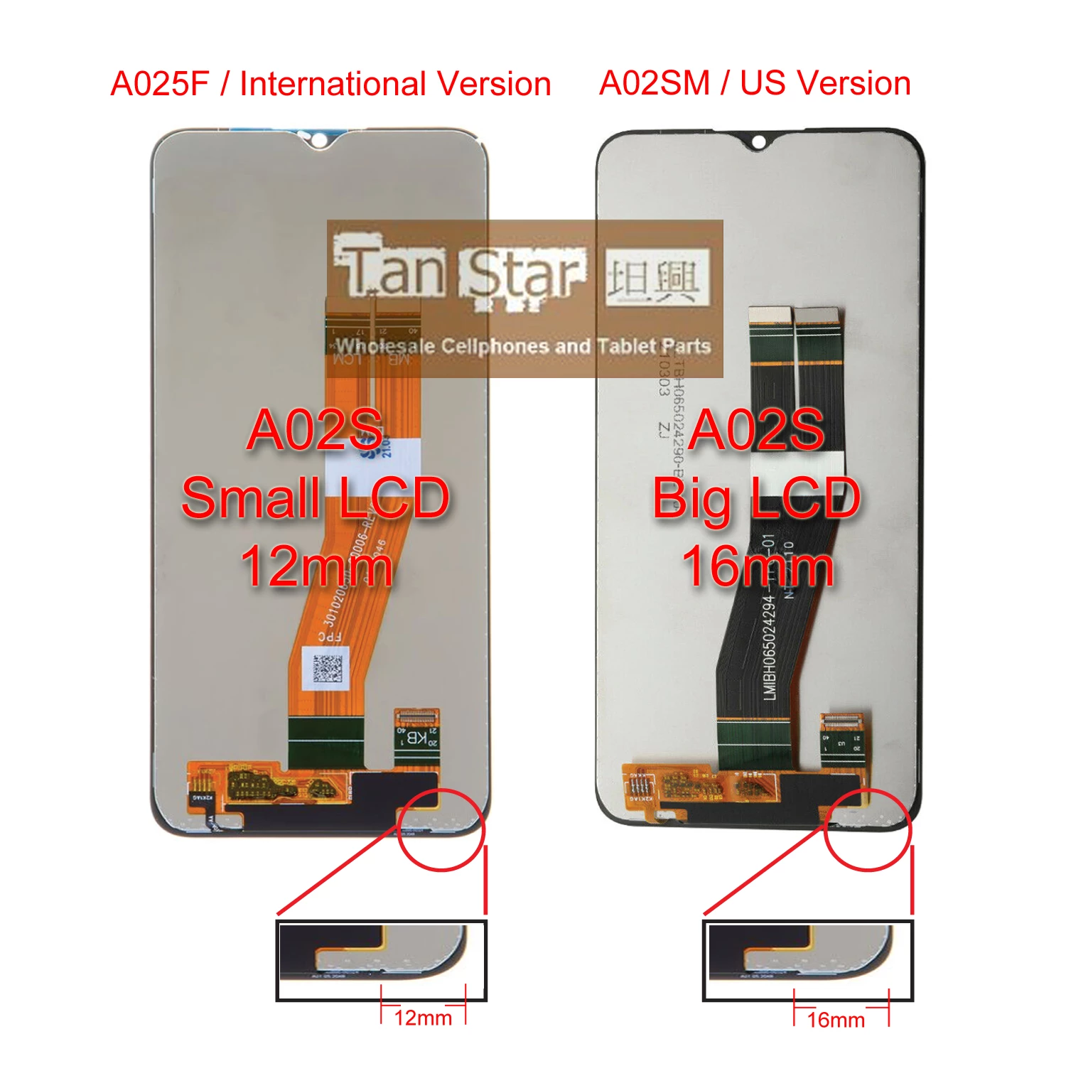 LCD Digitizer Assembly for Samsung Galaxy A02S A025 A025F