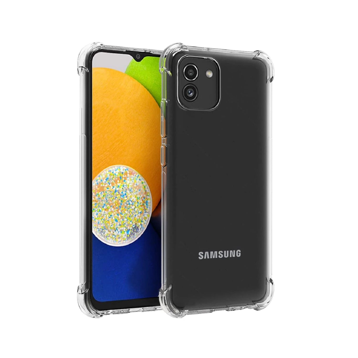 Samsung Galaxy A04e / A03 - Reinforced Corners Silicone Phone Case