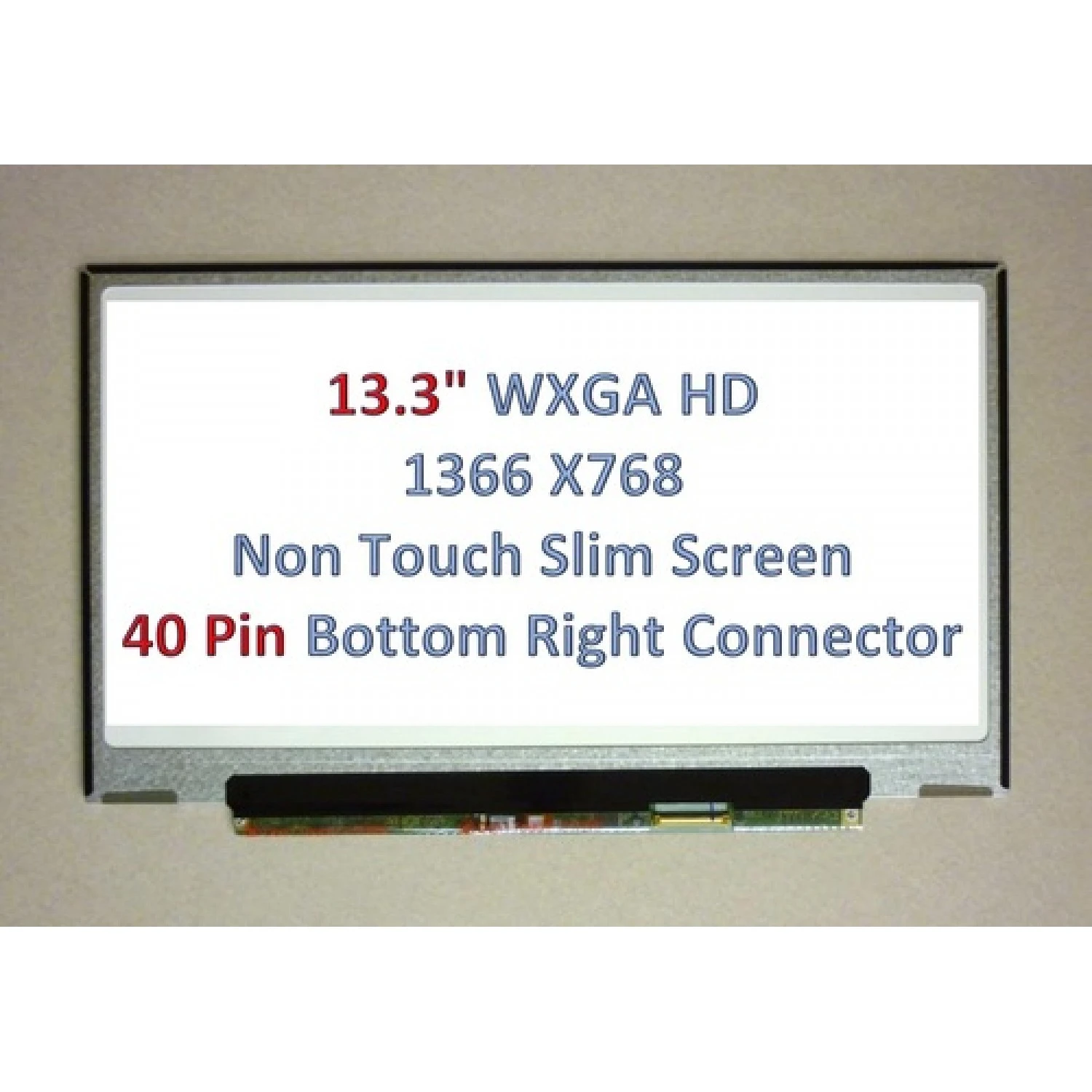 13.3" Laptop LCD Screen 1366x768p 40 Pins LP133WH2(TL)(M4)