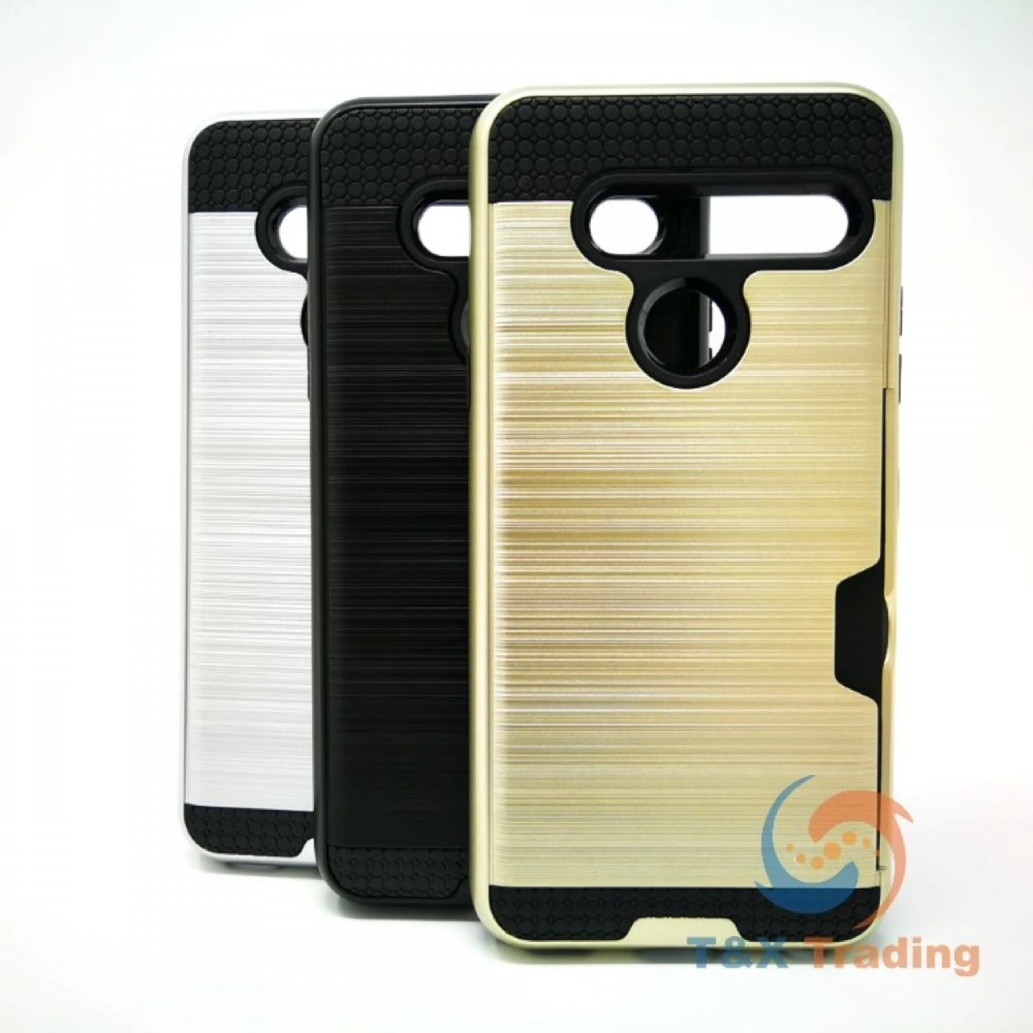 LG G8 - Slim Sleek Case with Credit Card Holder Case