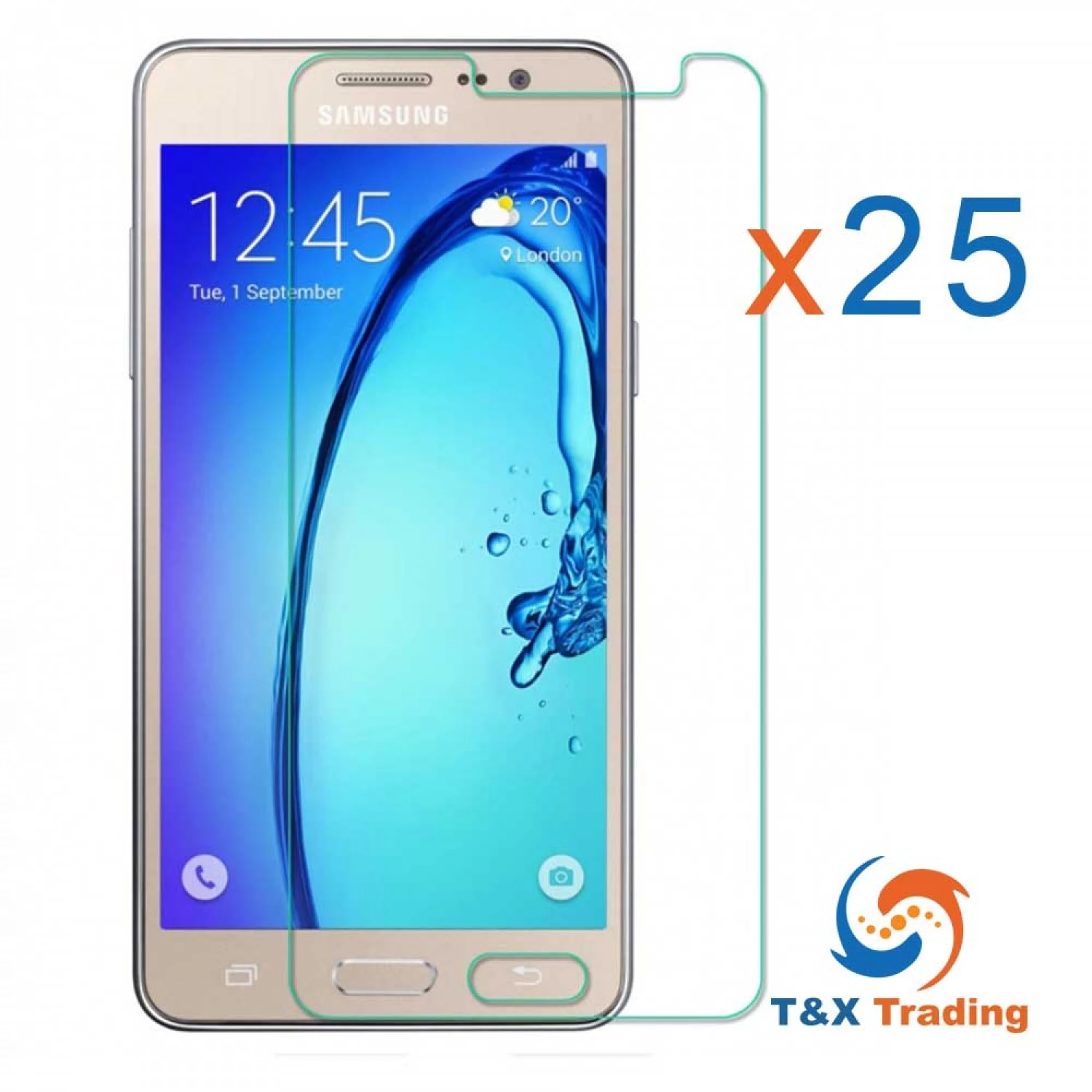 Samsung Galaxy J1 Bulk (25Pcs) Tempered Glass Screen Protector