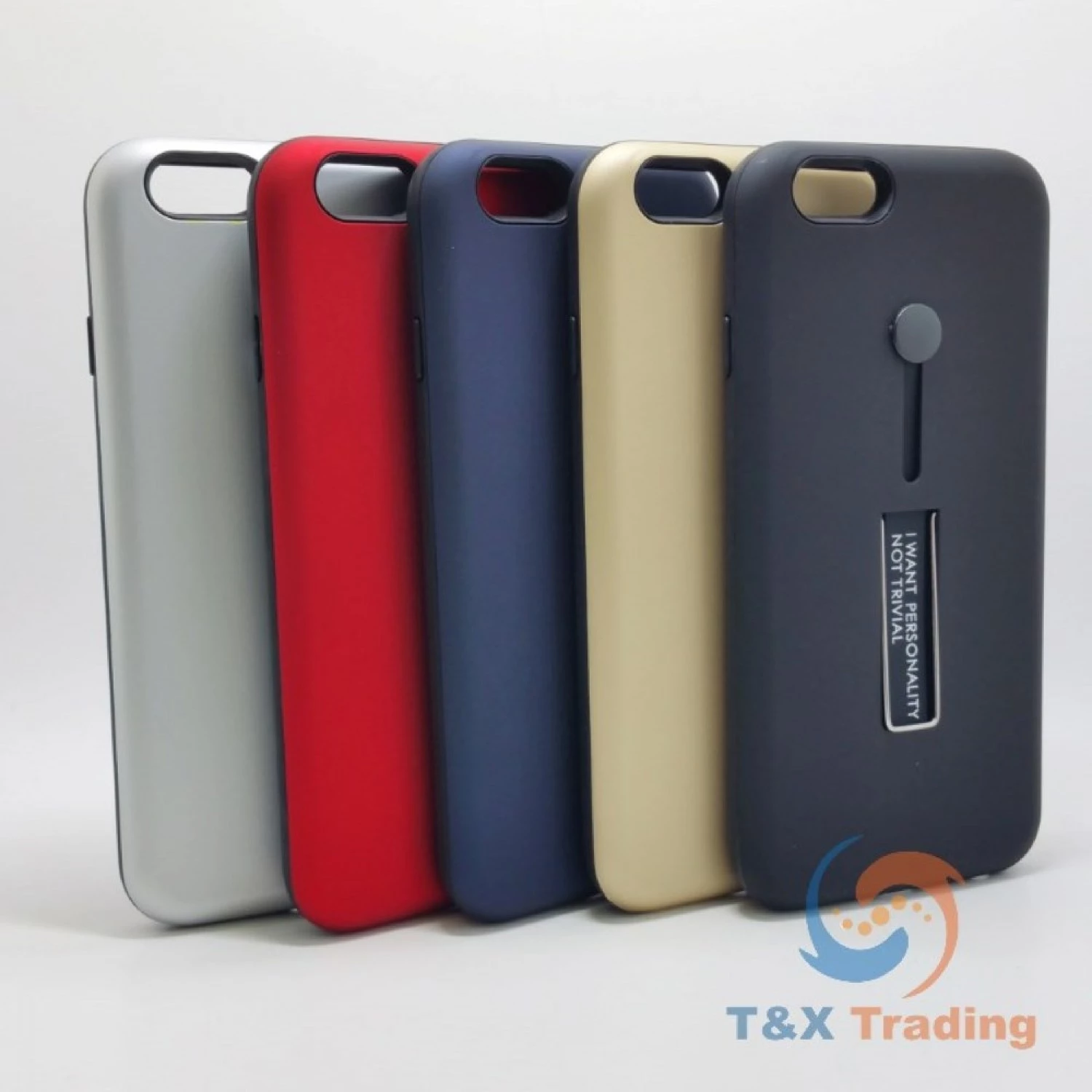 Apple iPhone 6 / 6S - I Want Personality Not Trivial Case with Kickstand Color