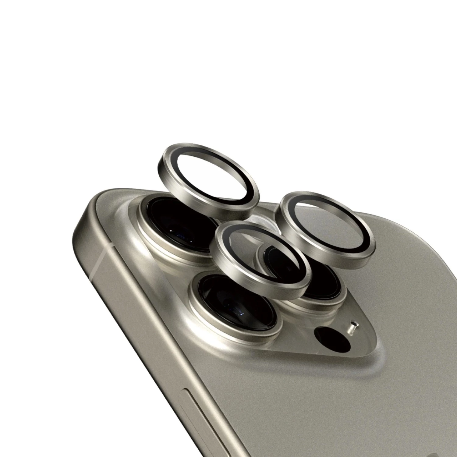 Apple iPhone 15 Pro / 15 Pro Max - Slim Eye Back Camera Tempered Glass Screen Protector (Mixed Colors)