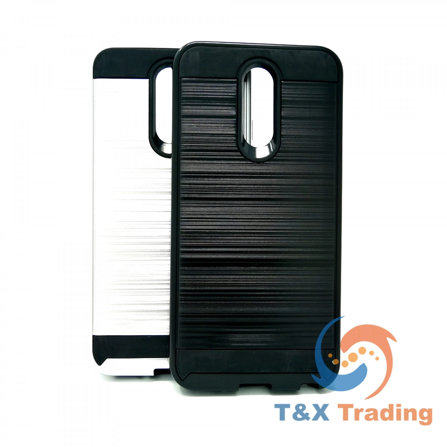 LG Q7 / Q7 Plus - Slim Sleek Brush Metal Case