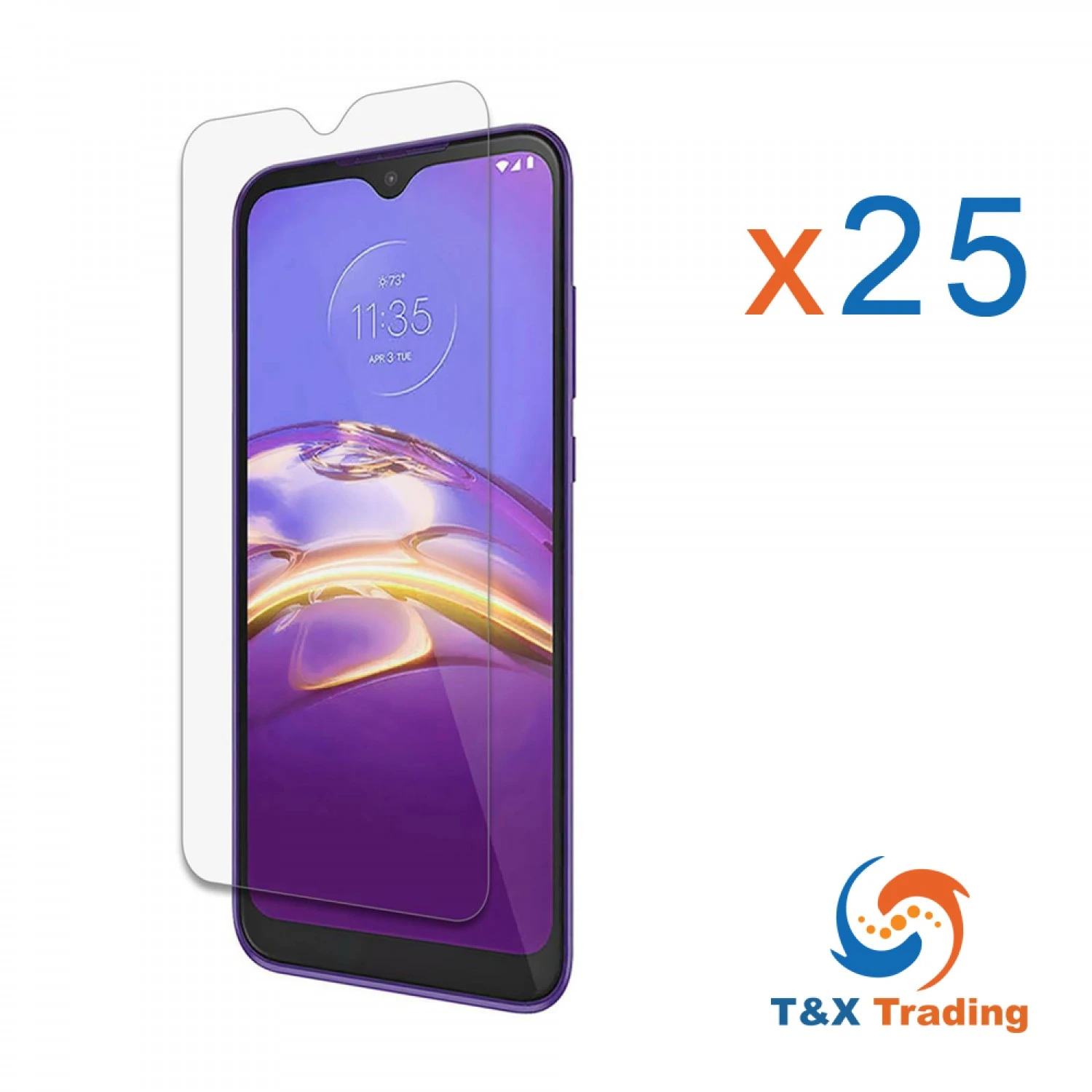 Motorola Moto E 2020 / Samsung A10 Bulk (25Pcs) Tempered Glass Screen Protector