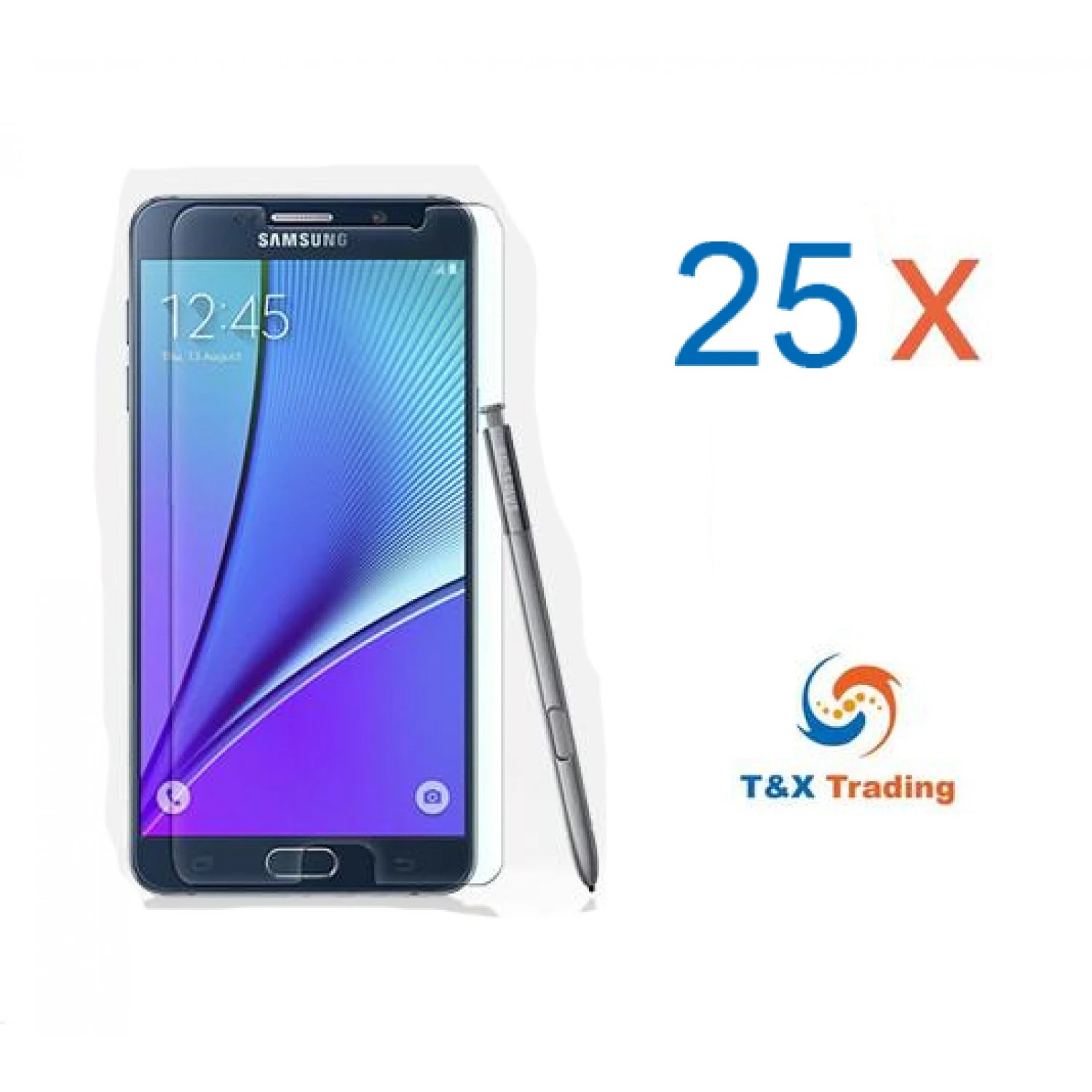 Samsung Galaxy Note 5 Bulk (25Pcs) Tempered Glass Screen Protector