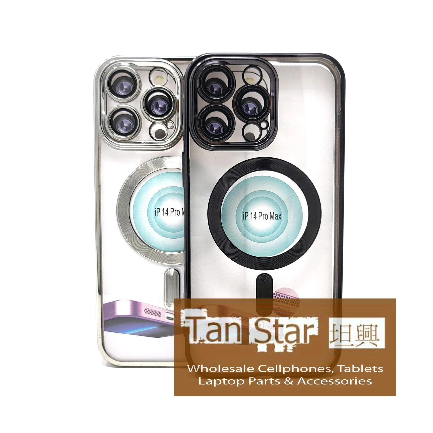 Apple iPhone 14 Pro Max - Chrome Edge Magnet RING Silicone Case