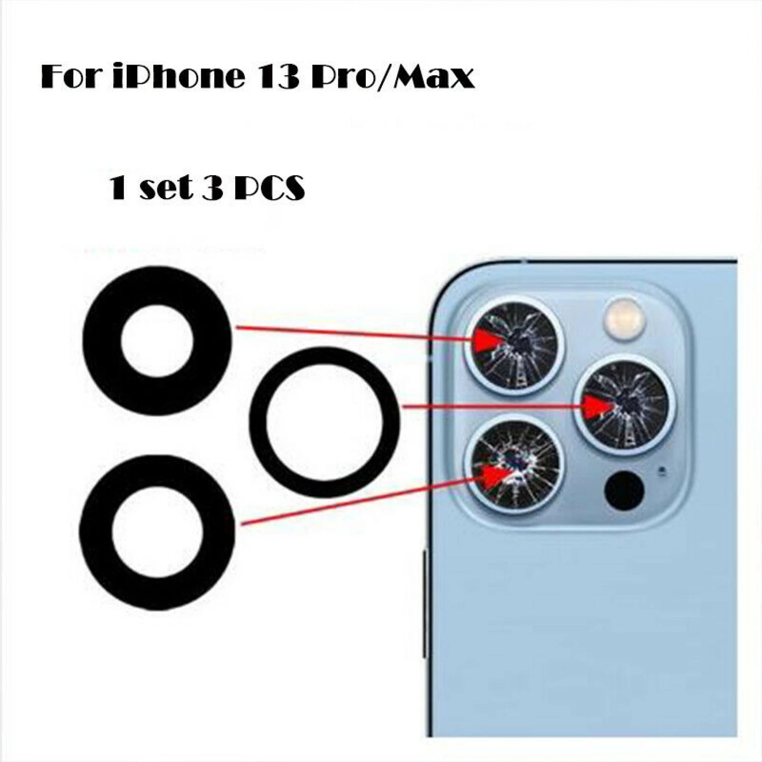 back camera lens set for iPhone 13 Pro Max iPhone13 Pro