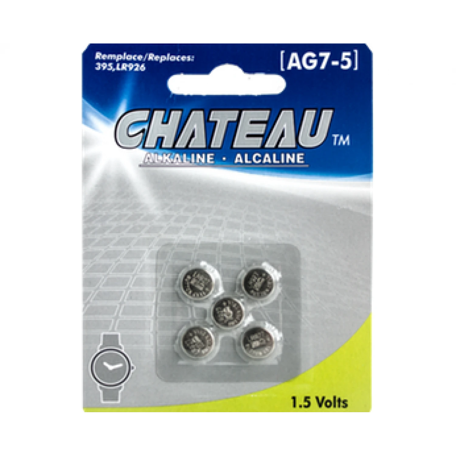 Battery alkaline 1.5 Volts AG7 395 LR926