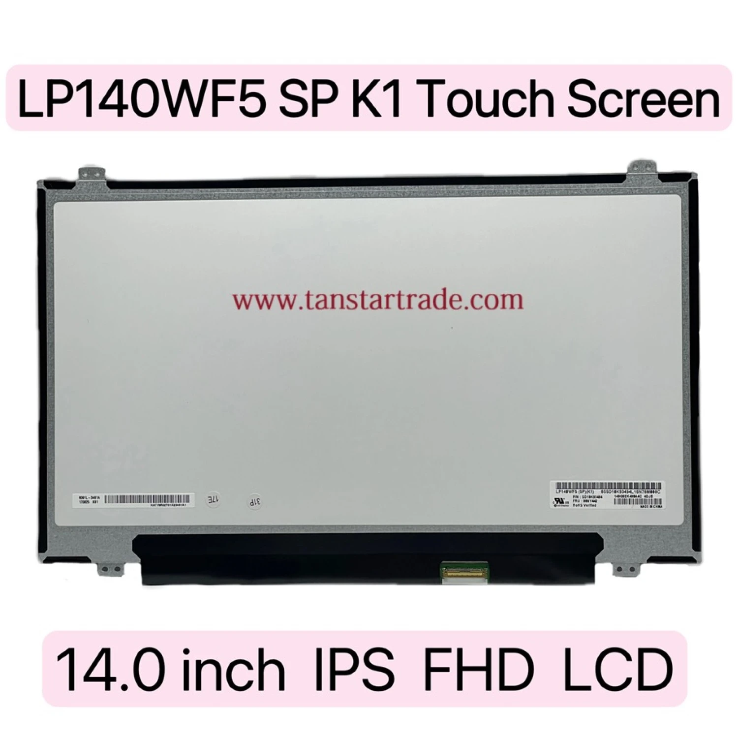 14.0" Laptop LCD Screen 40 Pins LP140WF5 (SP)(K1) B140HAK02.2