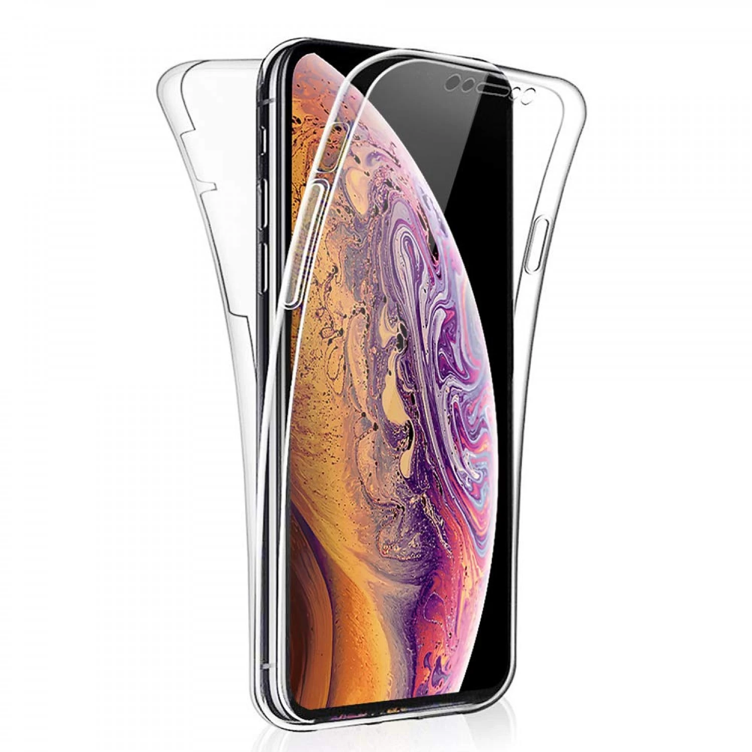 Apple iPhone XS Max - Full Cover Silicone Phone Case