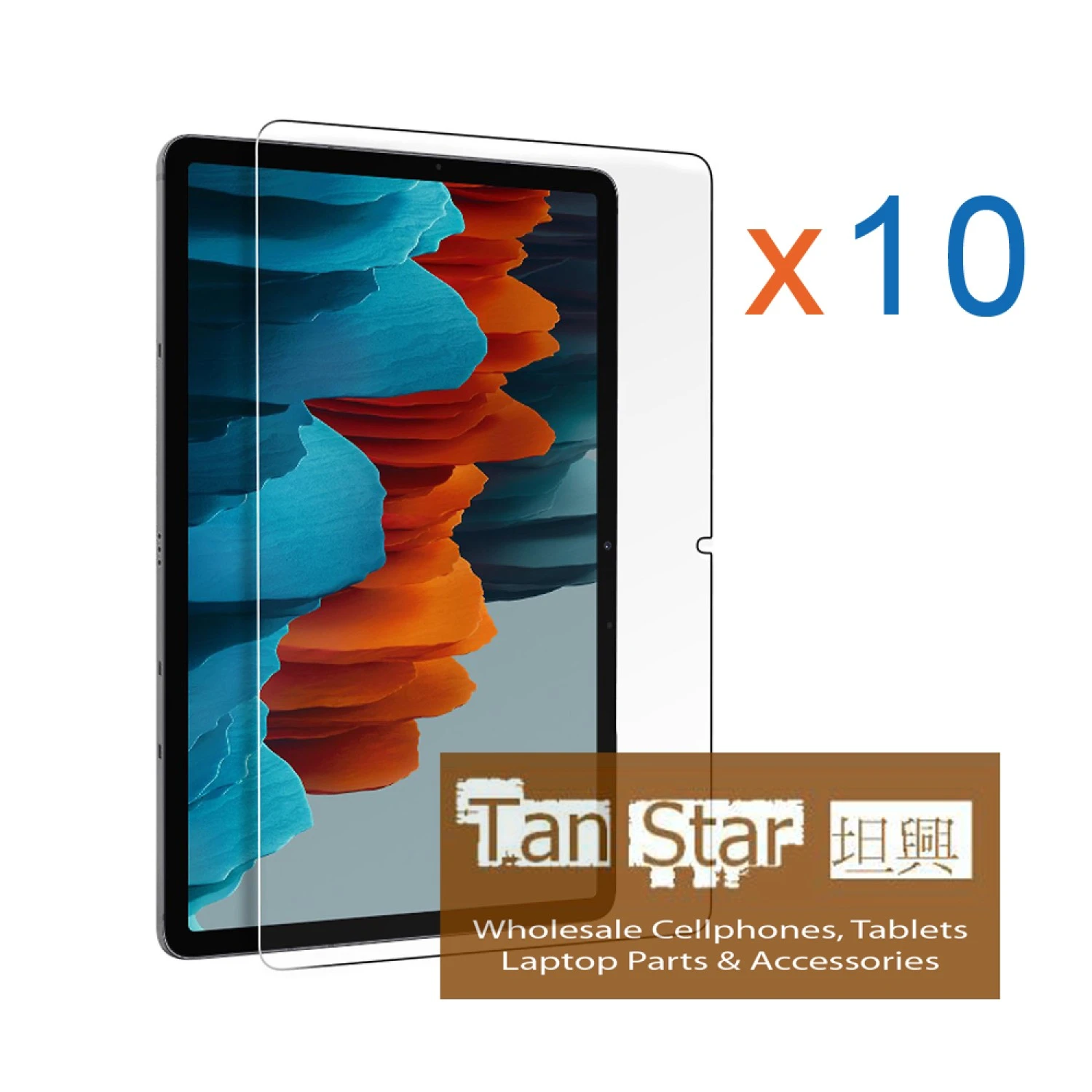 Samsung Galaxy Tab S7 11" (T870) / S8 11" (X700) / S9 11" (X710) / S9 FE 11" (X510) BOX (10pcs) Tempered Glass Screen Protector