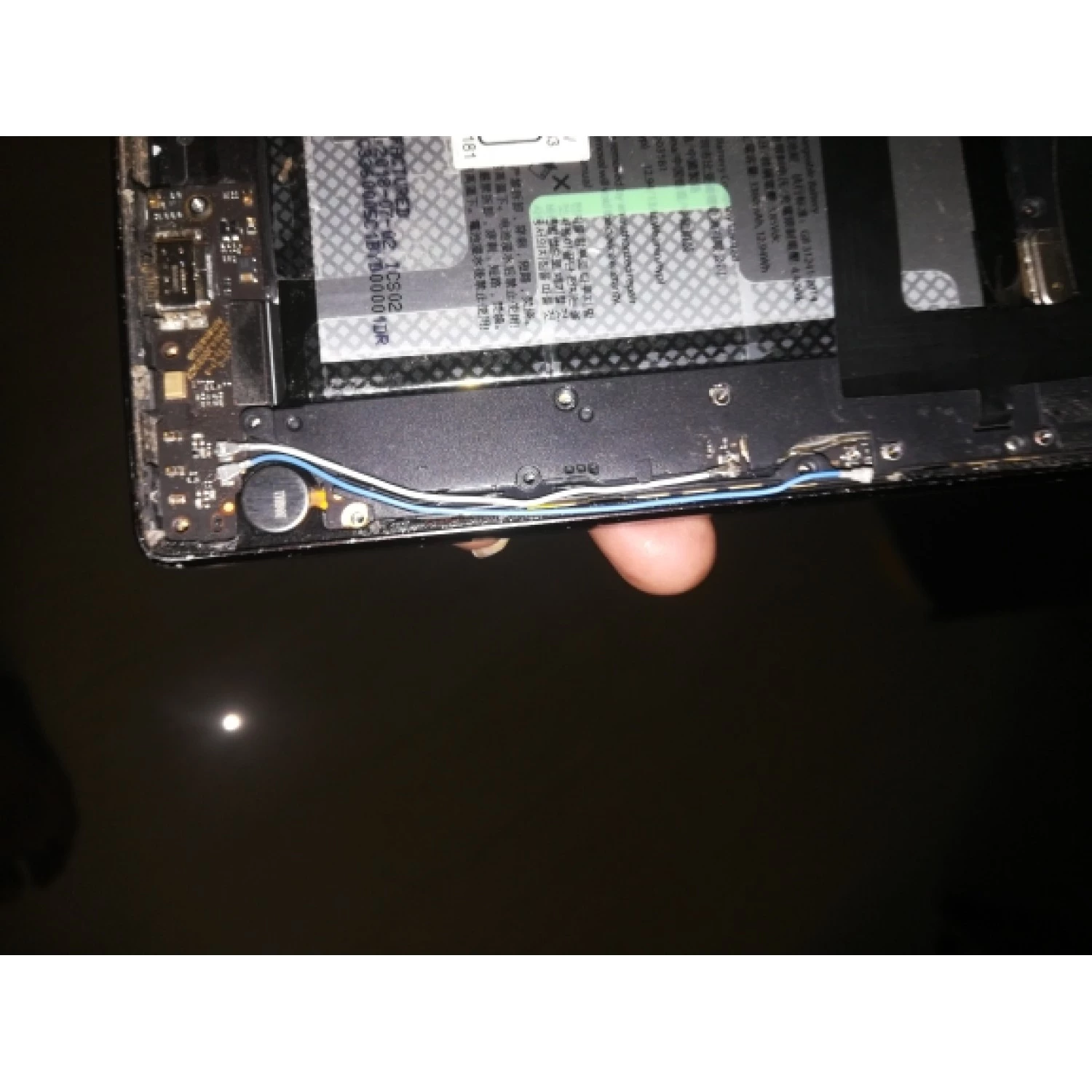 antenna flex WHITE for Blackberry KeyTwo Key2