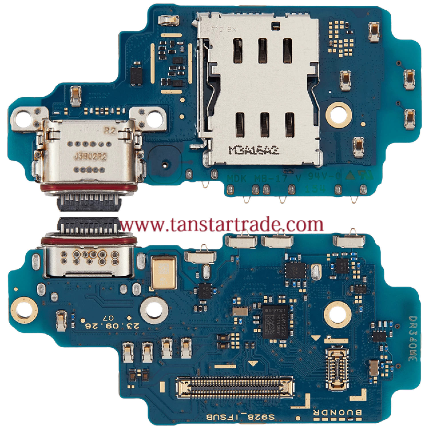 charging port assembly (American Version) for Samsung S24 Ultra S928 S928U S928A