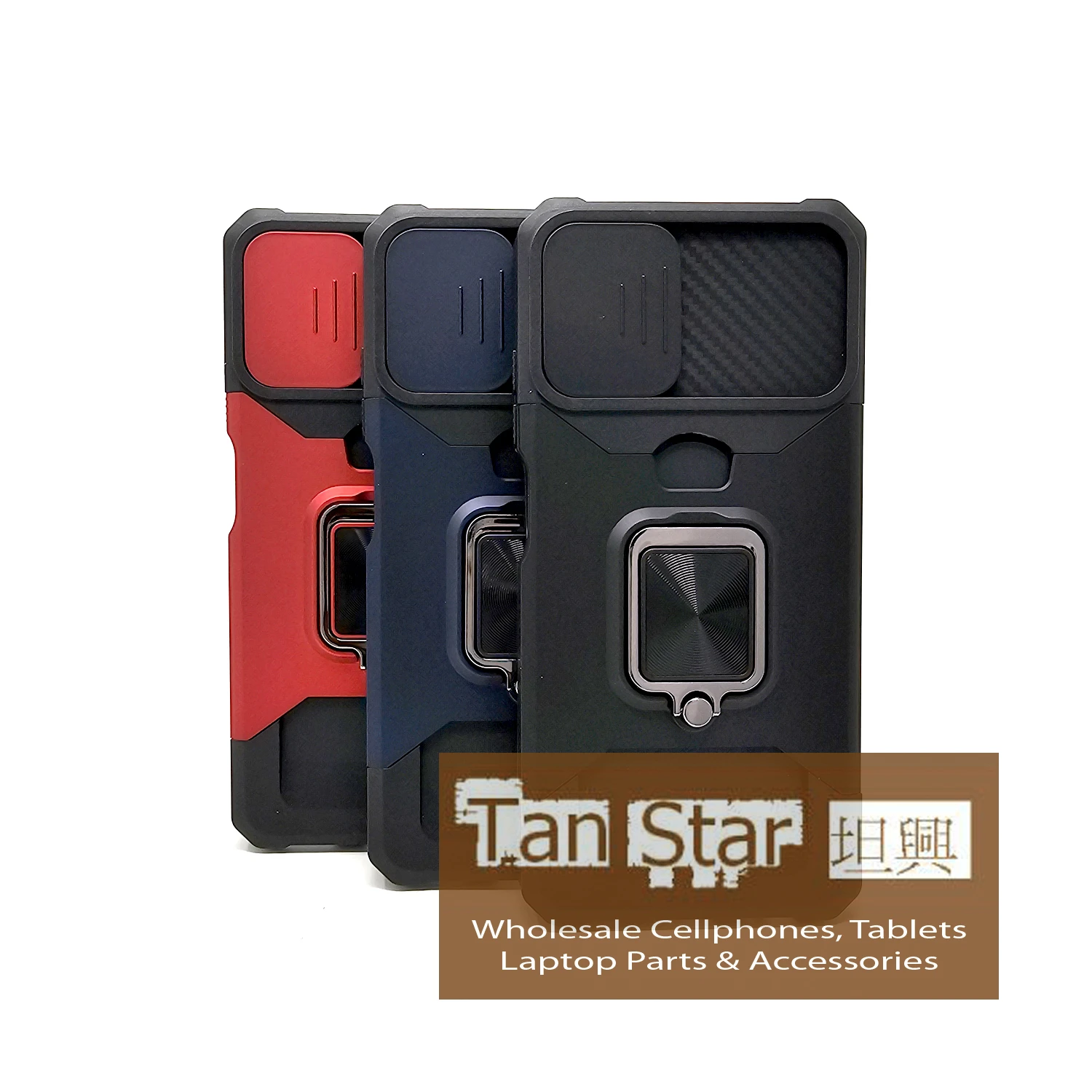 Motorola Moto G 5G 2024 - Secure Card Holder Magnet Enabled Case with Ring Kickstand