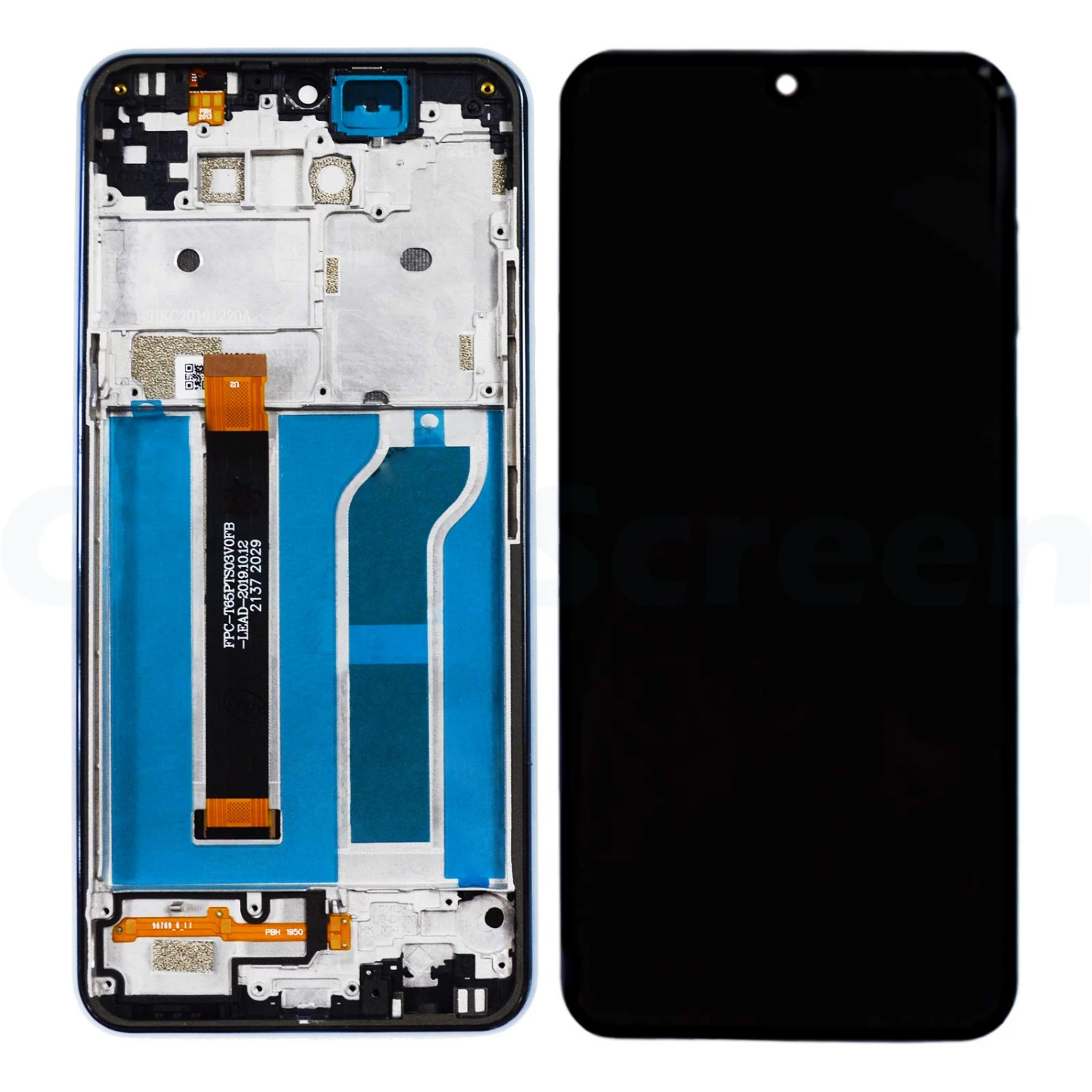 Lcd digitizer assembly With frame for LG K51 LM-K500MM