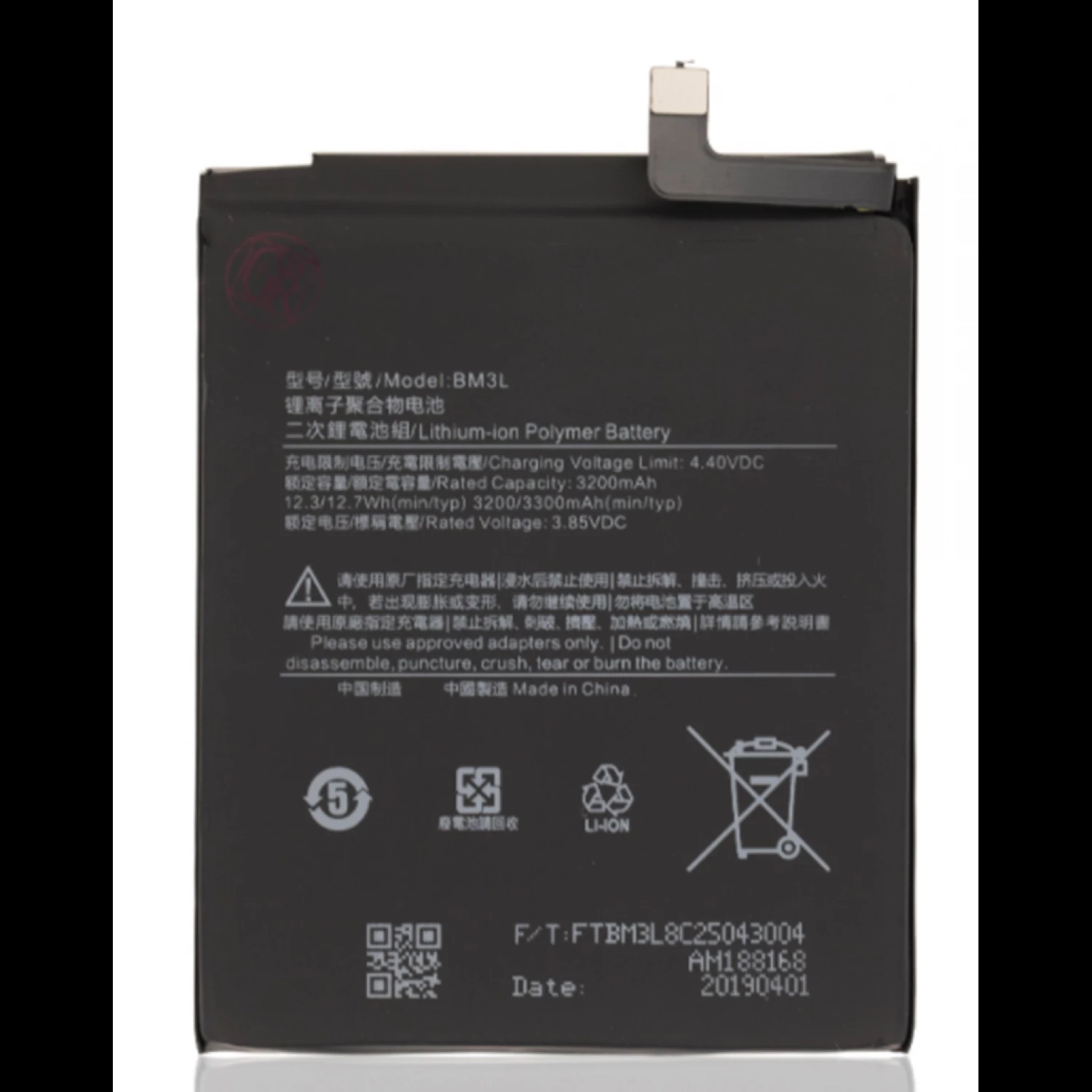 replacement battery BM3L for Xiaomi Mi 9