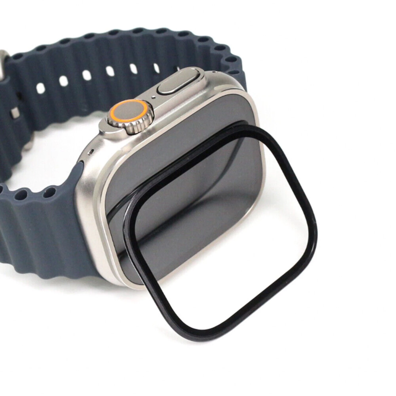 Apple iWatch 49mm - 3D Full Glue Tempered Glass Screen Protector