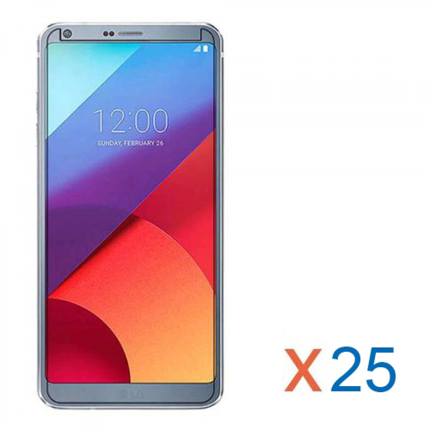 LG G6 Bulk (25Pcs) Tempered Glass Screen Protector