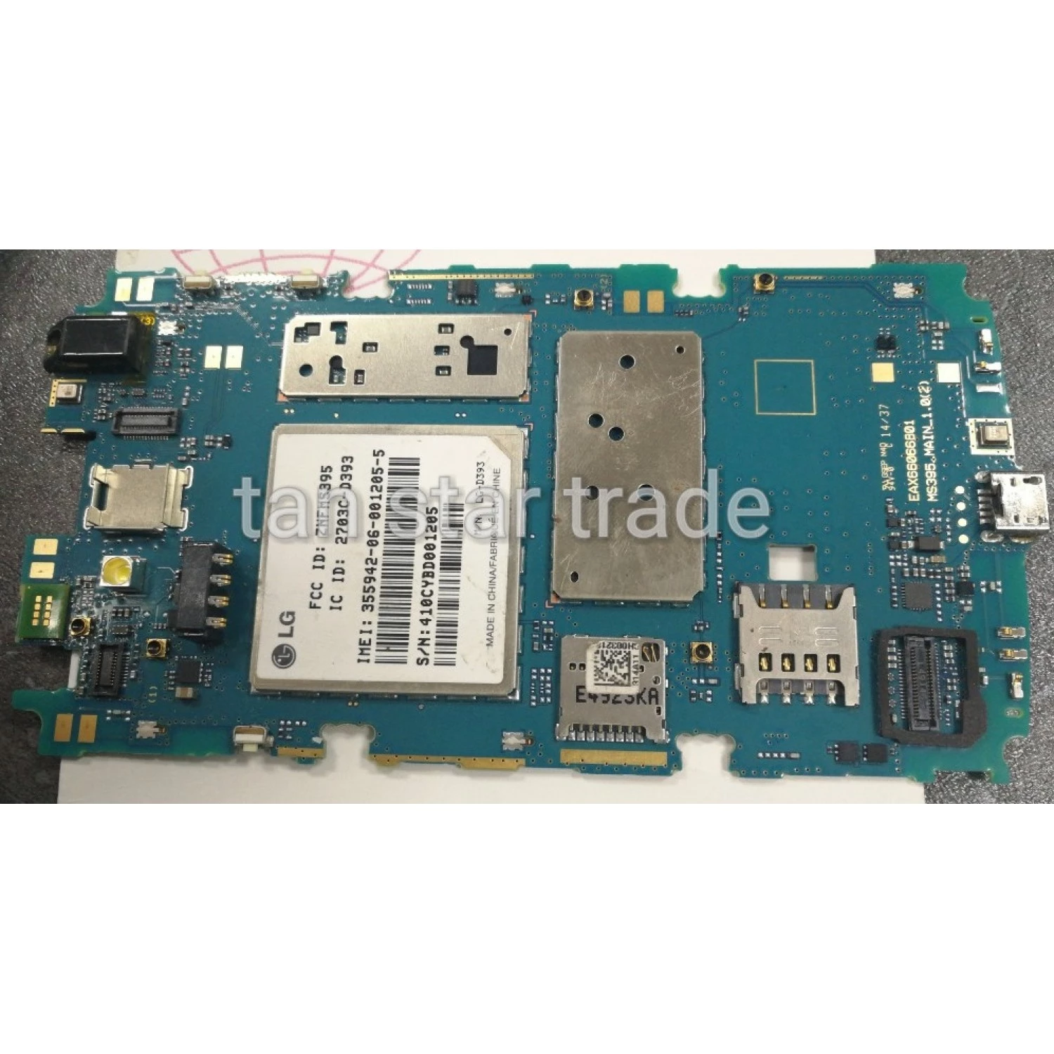 Motherboard for LG F60 D390 D392 D393 MS395