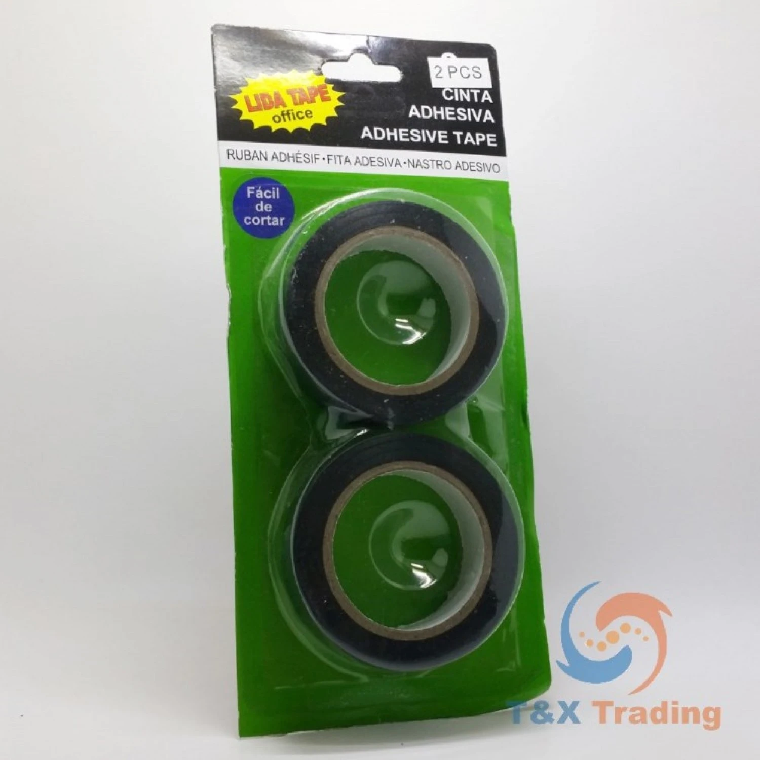 Black Adhesive Electric Tape - 2 PCS