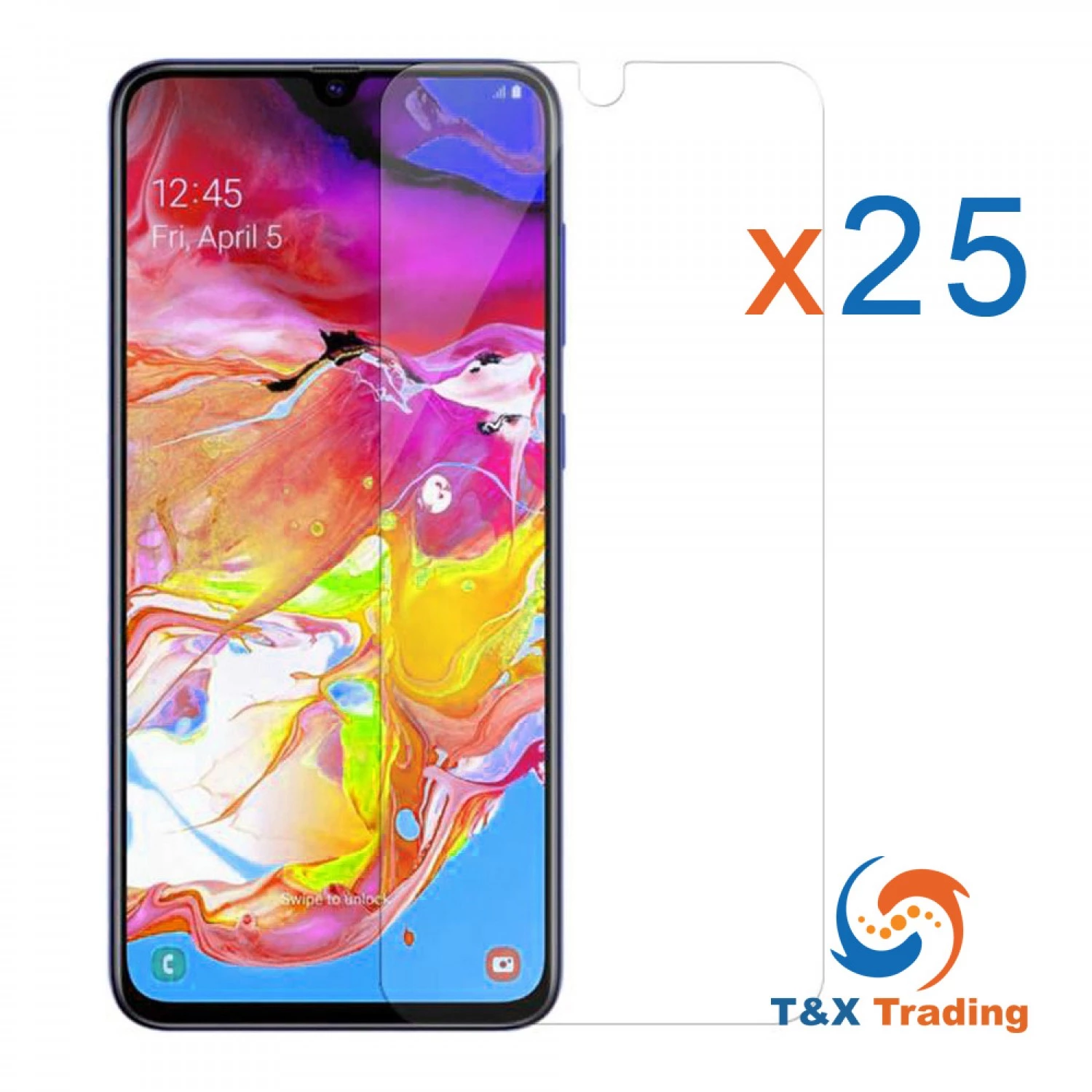 Samsung Galaxy A70 / A72 Bulk (25Pcs) Tempered Glass Screen Protector