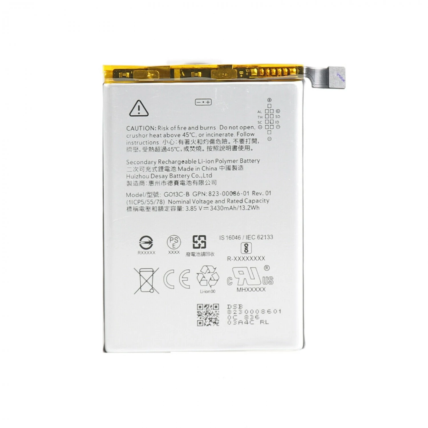replacement battery for Google Pixel 3 XL 6.3"