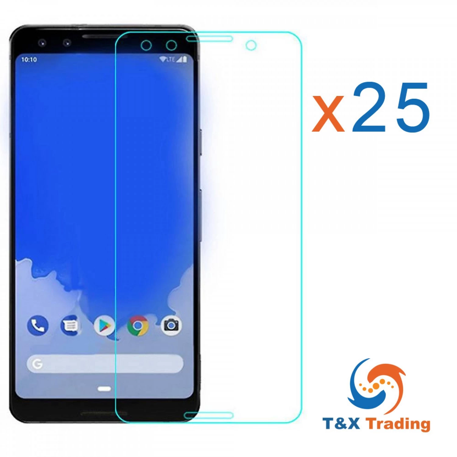 Google Pixel 3 Bulk (25Pcs) Tempered Glass Screen Protector