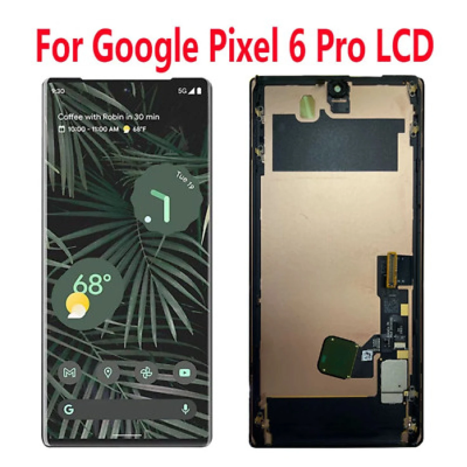 LCD Digitizer with Frame fingerprint OEM for Google Pixel 6 Pro