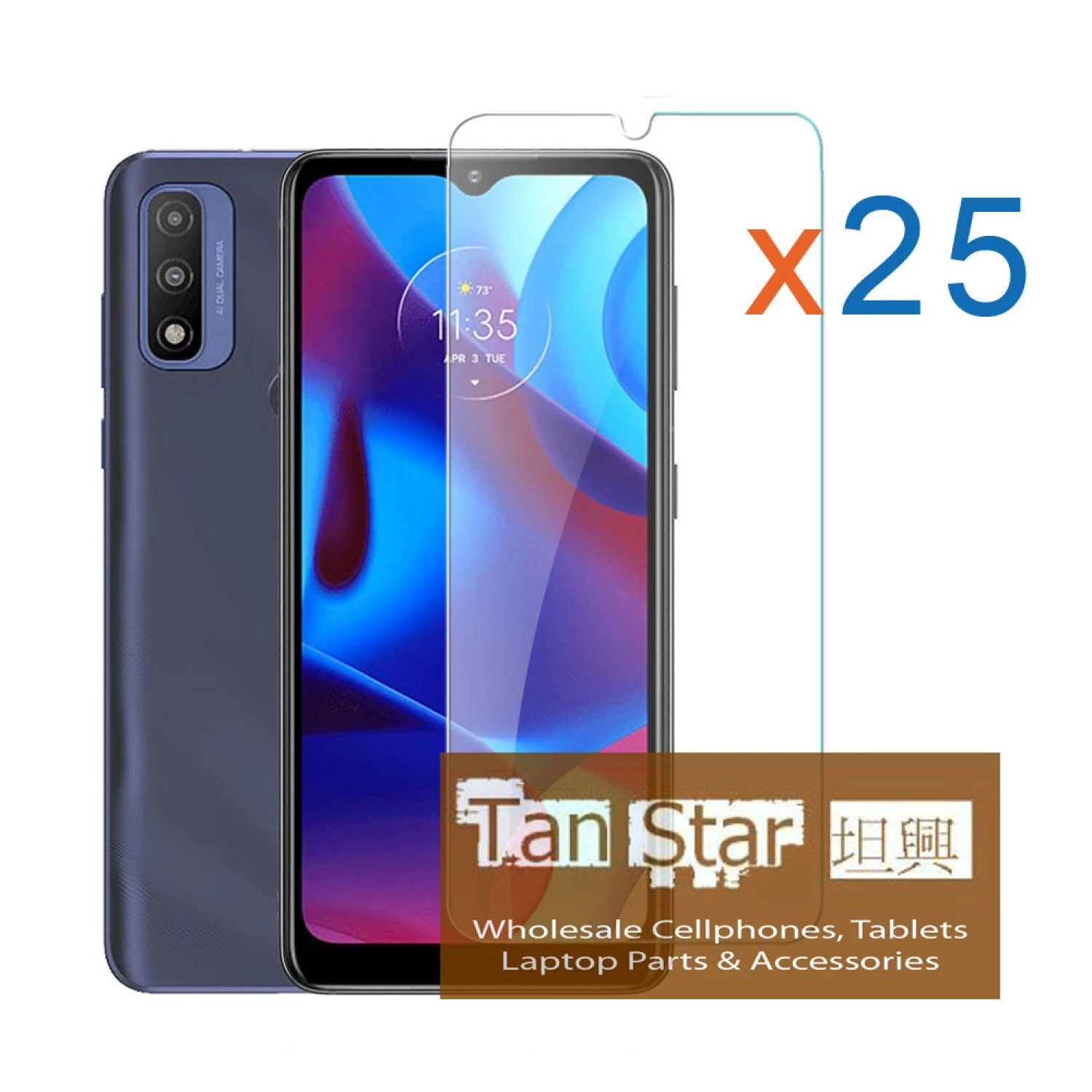 Motorola Moto G Pure 2021 / G Power 2022 / G Play 2023 Bulk (25Pcs) Tempered Glass Screen Protector