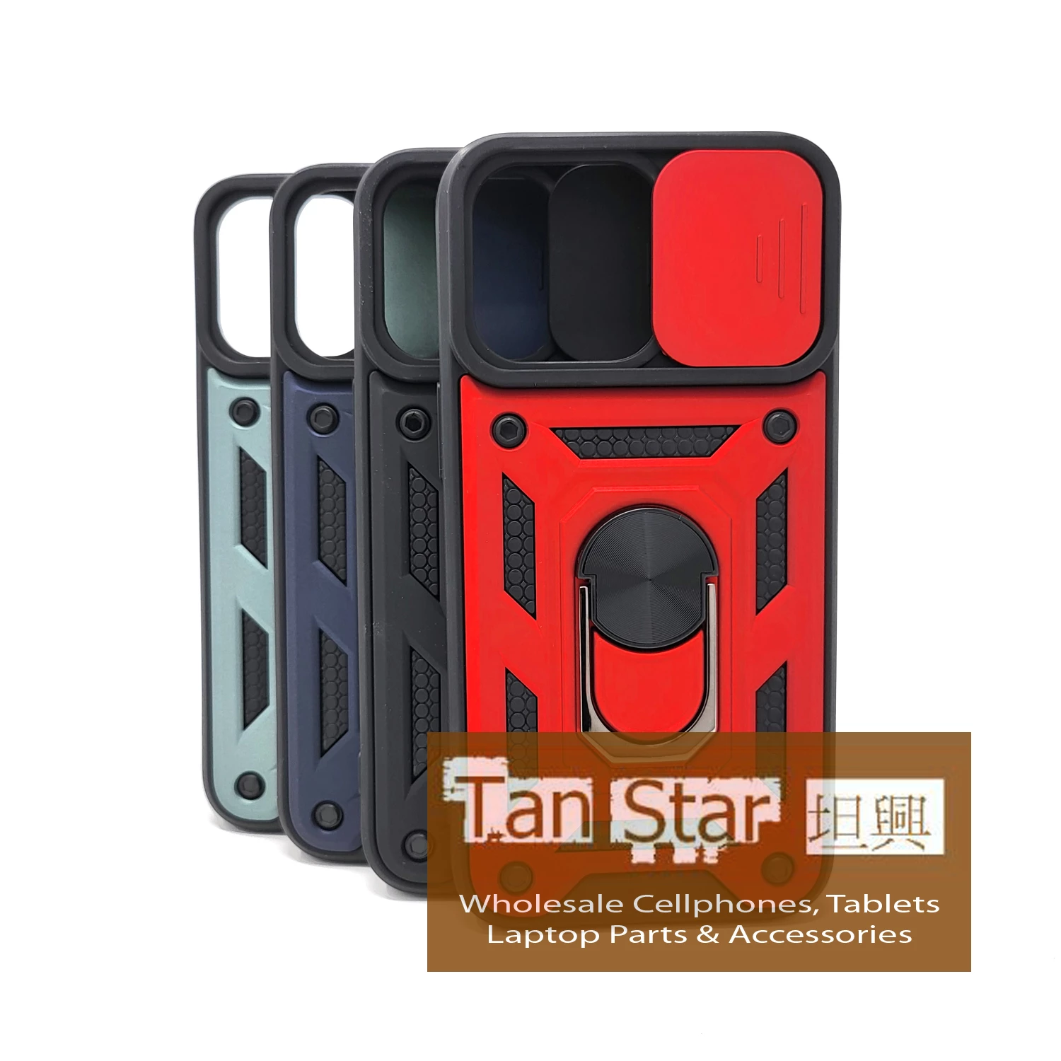 Apple iPhone 14 Pro / 15 Pro - Undercover Magnet Enabled Case with Ring Kickstand