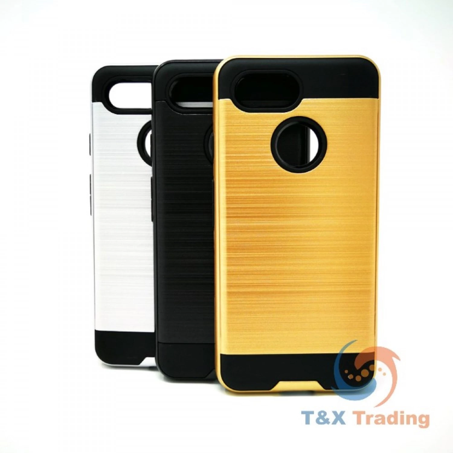 Google Pixel 3 XL - Slim Sleek Brush Metal Case