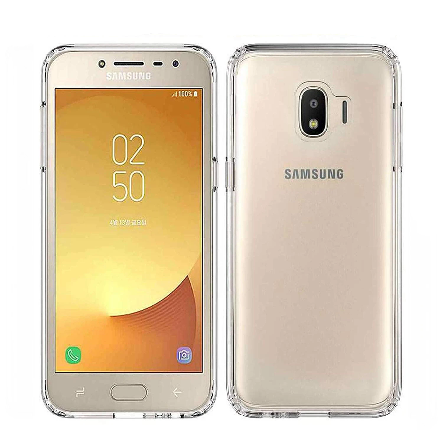 Samsung Galaxy J2 Core - Silicone Phone Case With Dust Plug
