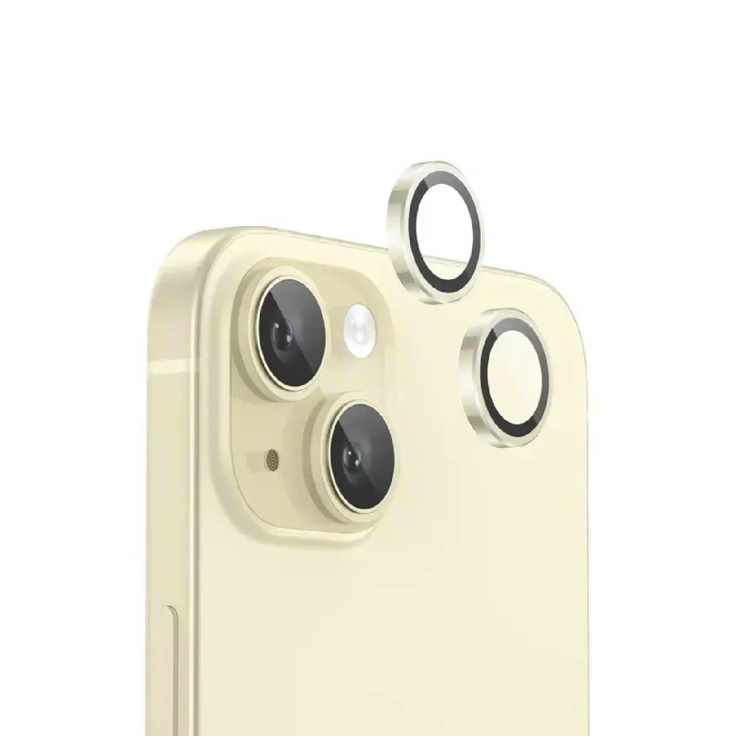 Apple iPhone 15 / 15 Plus - Slim Eye Back Camera Tempered Glass Screen Protector (Mixed Colors)