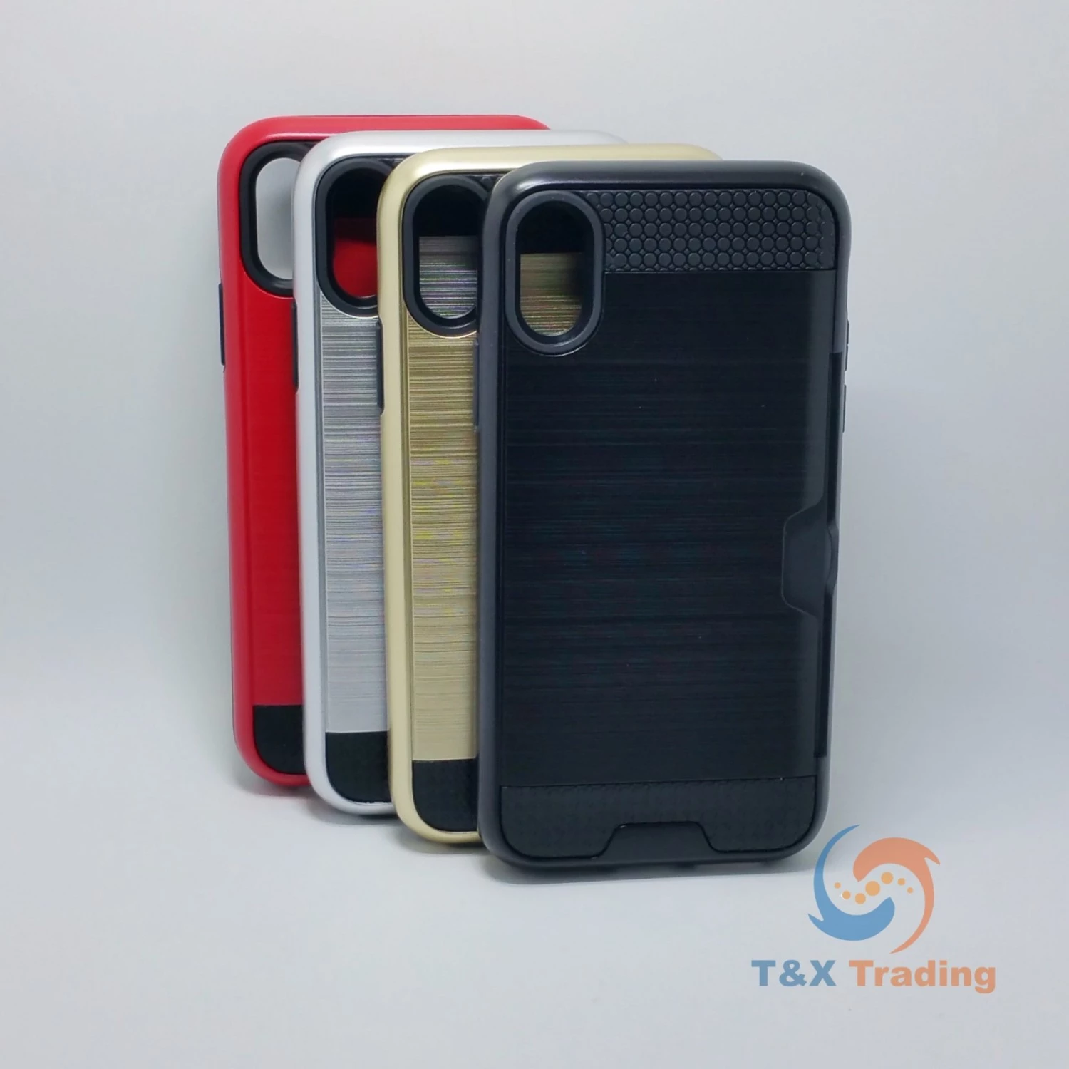 Apple iPhone X / XS - Slim Sleek Case with Credit Card Holder Case