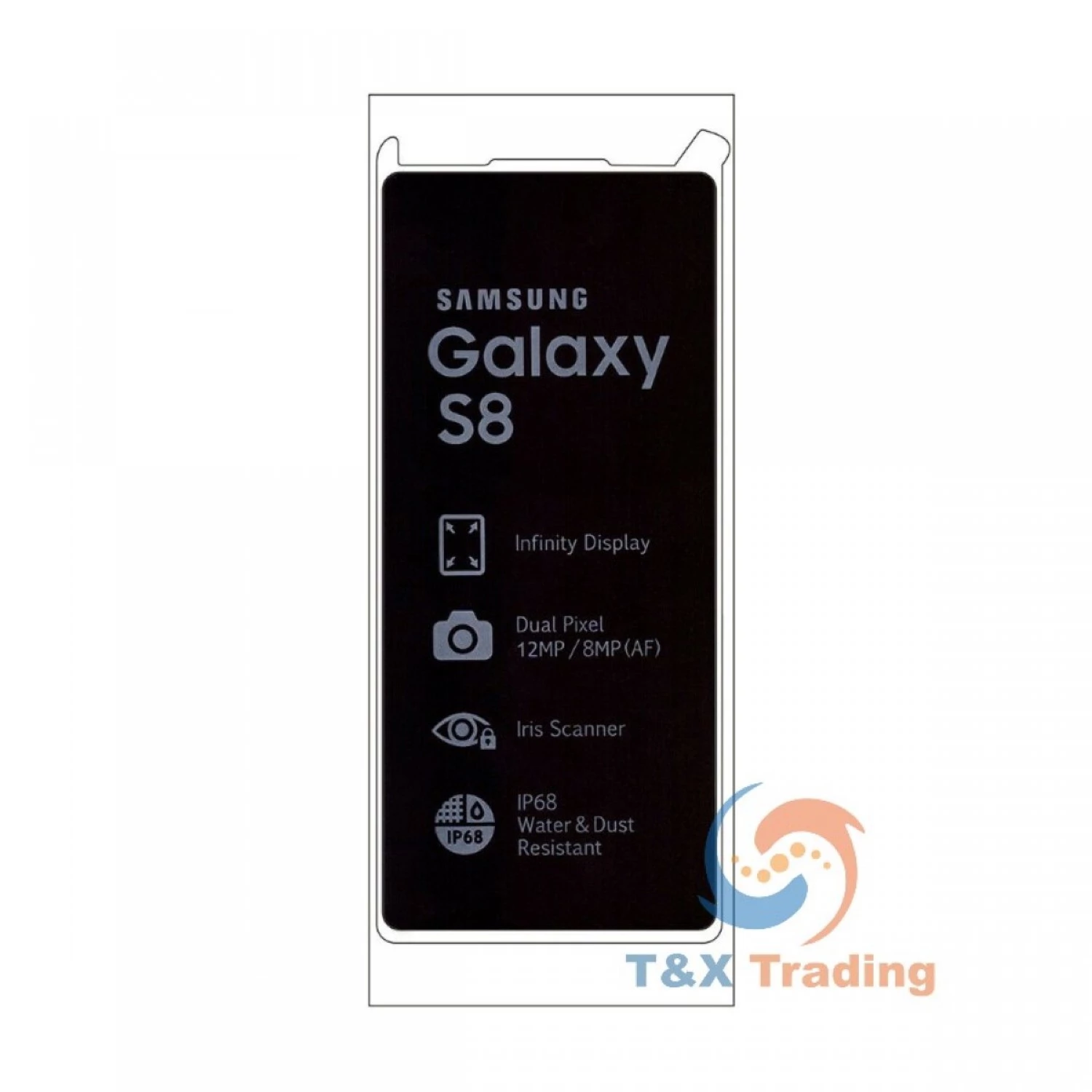 Plastic Seal Original Factory New Phone Film for Samsung S8 G9500 G950 G950F G950A