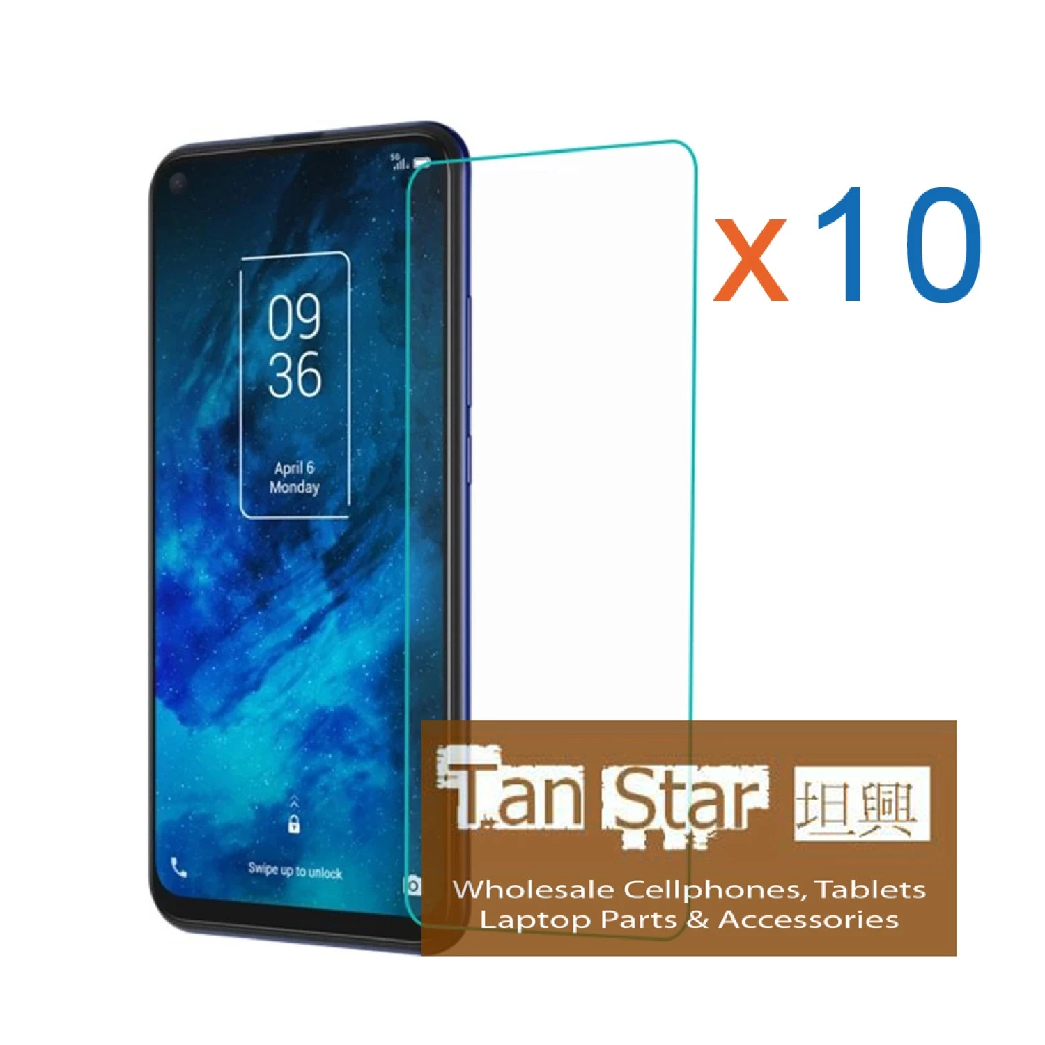 TCL 10L / Samsung Galaxy A71 BOX (10pcs) Tempered Glass Screen Protector