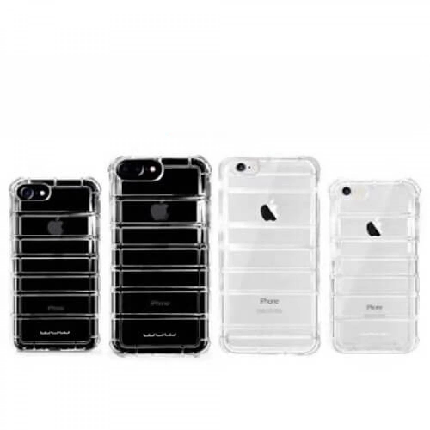 Apple iPhone 6 / 6S - Shatter Resistant with Lines Silicone Phone Case WUW-K80