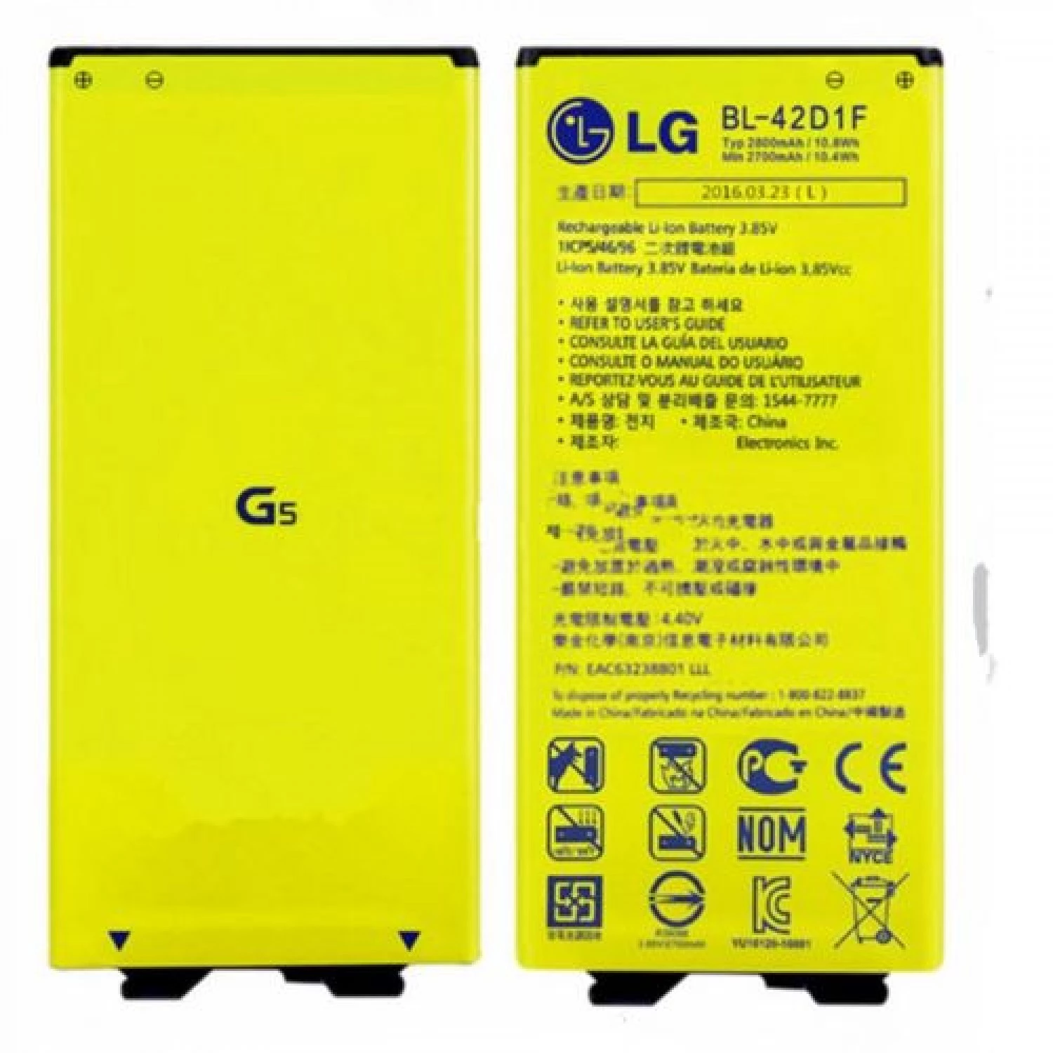 replacement battery BL-42D1F LG G5 H820 H830 VS987 H850 H831