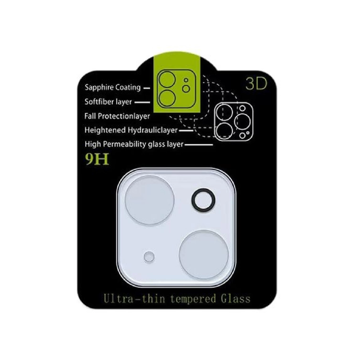 Apple iPhone 15 / 15 Plus - Back Camera Tempered Glass Screen Protector