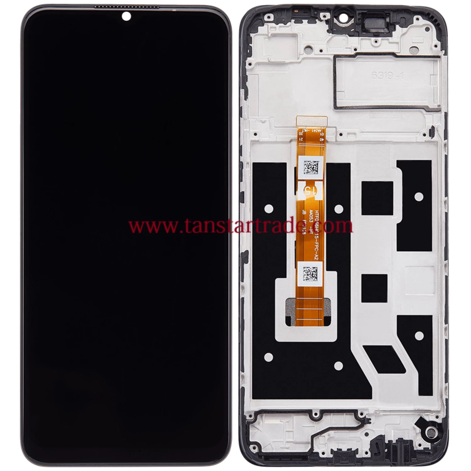 LCD digitizer with frame for OPPO A17 A17K