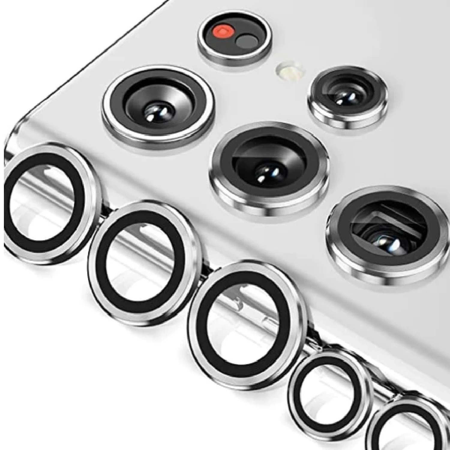 Samsung S24 Ultra - Slim Eye Back Camera Tempered Glass Screen Protector (Mixed Colors)