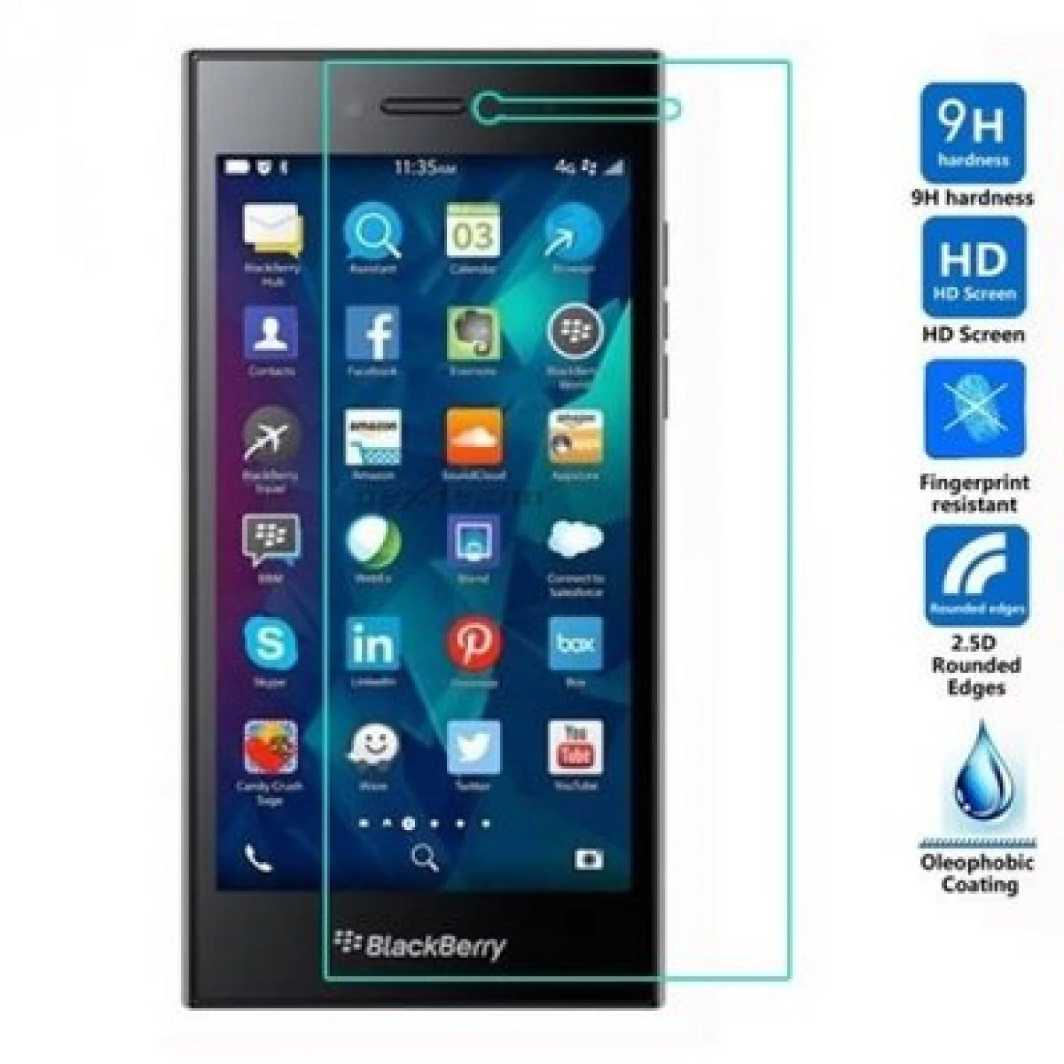 BlackBerry Z20 Tempered Glass Screen Protector