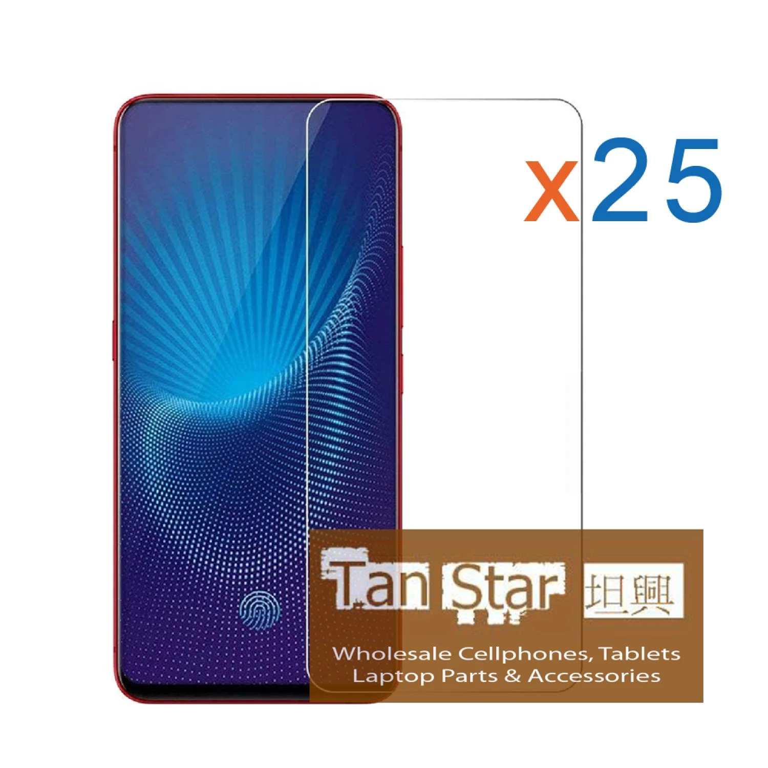 Vivo Nex S / Samsung A71 Bulk (25Pcs) Tempered Glass Screen Protector